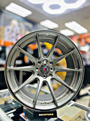 17” AS-XXR 4/100 4/114 TITANIUM SILVER