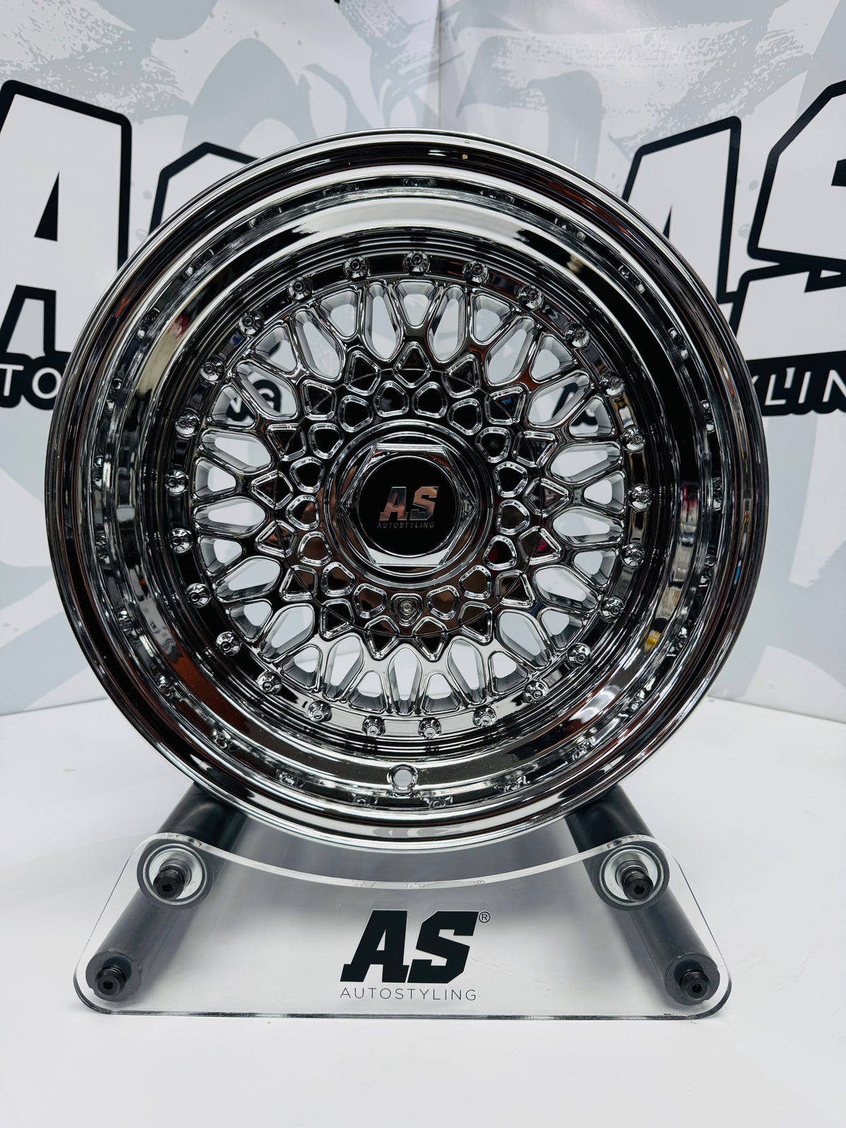 15 AS-MESH CHROME 9/100