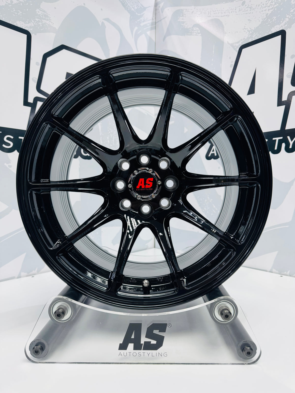 15” AS XXR - M7550  4x100 4x108 GLOSS BLACK
