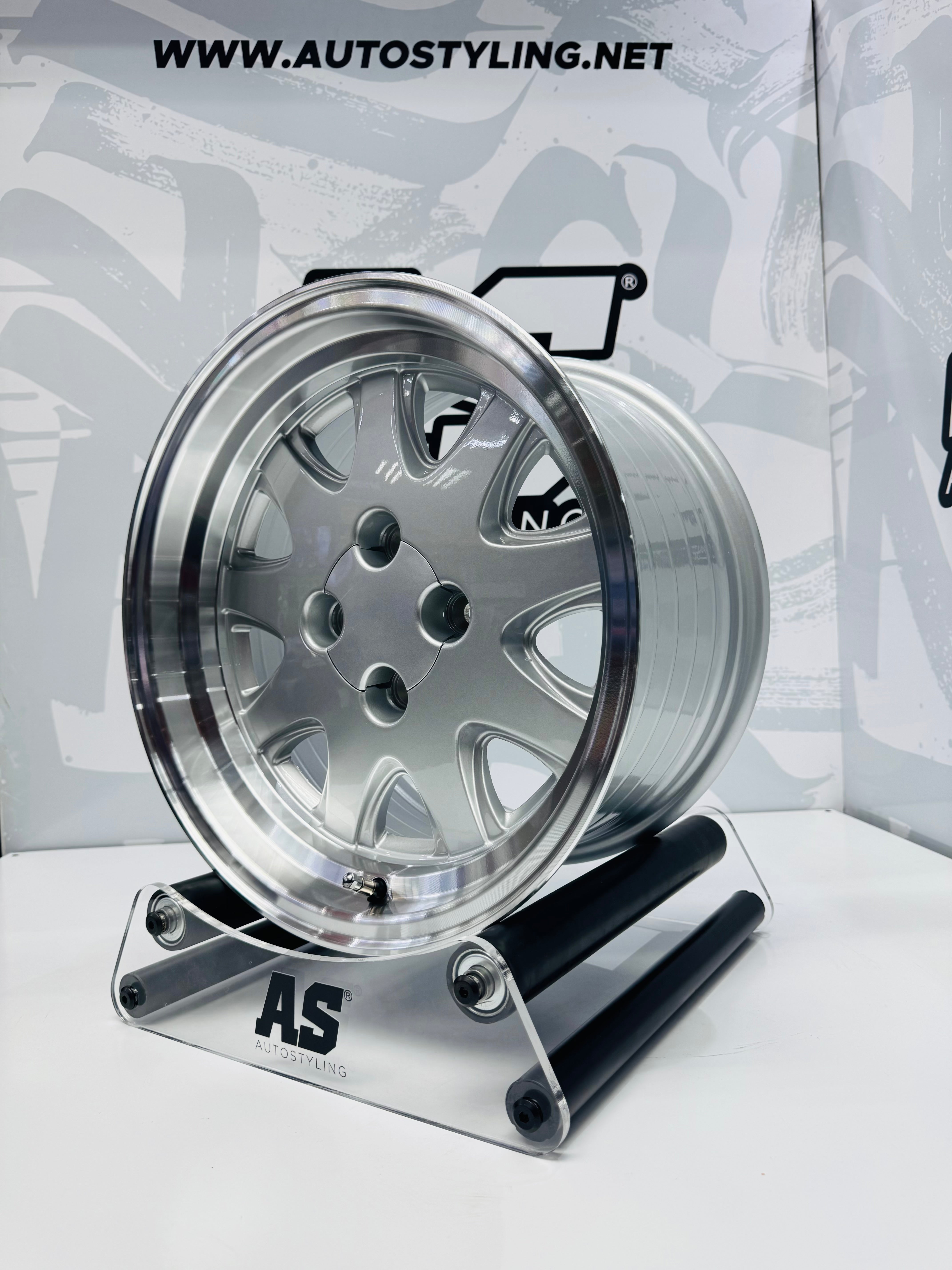 15” AS-TWINCAM  DISHED SILVER