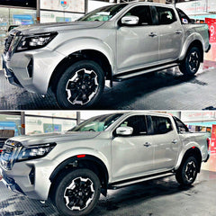 Nissan Navara PRO 4x Style 2021+ Fender Flares With Red Inserts
