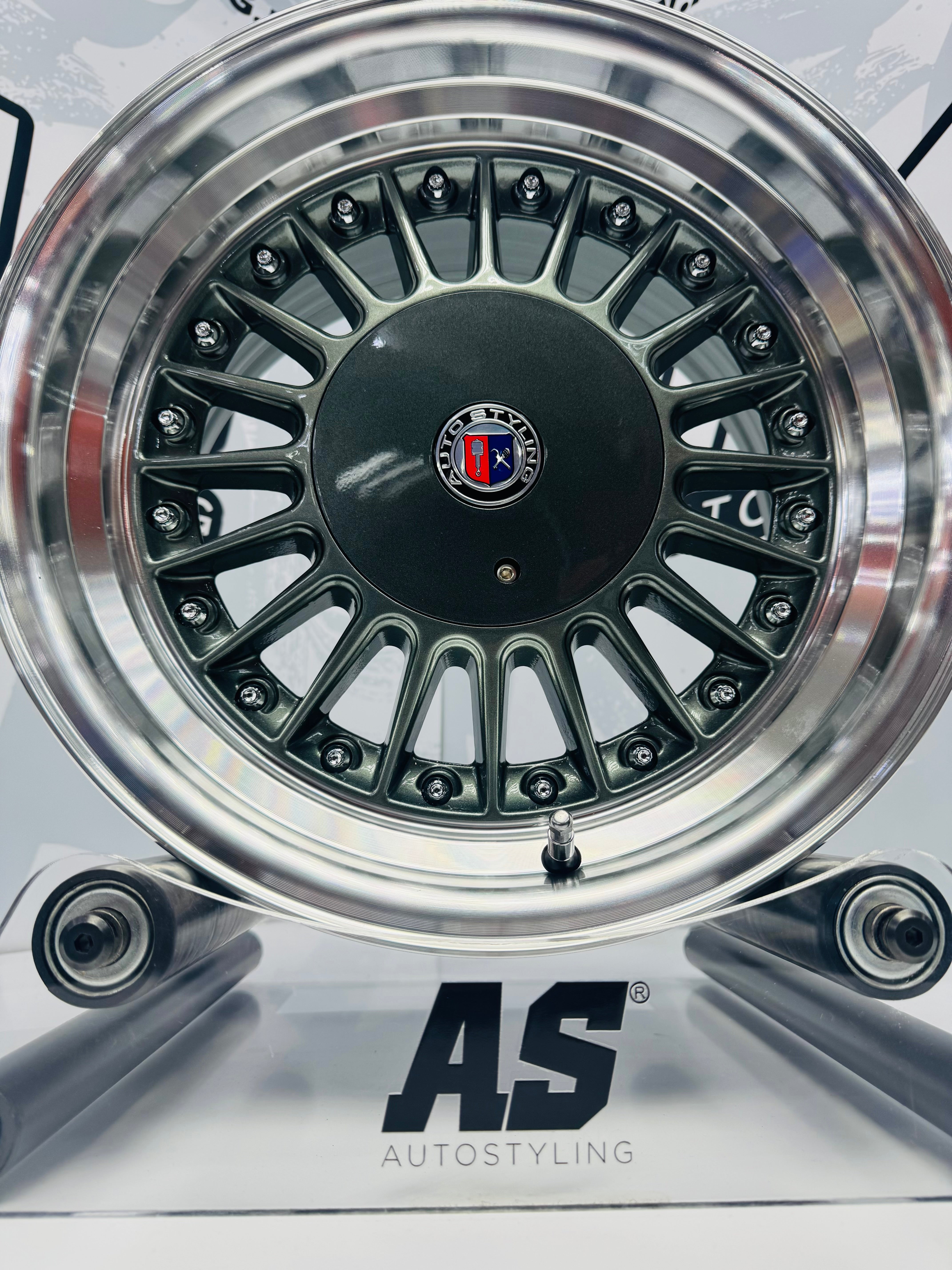 15” AS- 7626 ALPINA 5/100 & 5/114 wheels grey