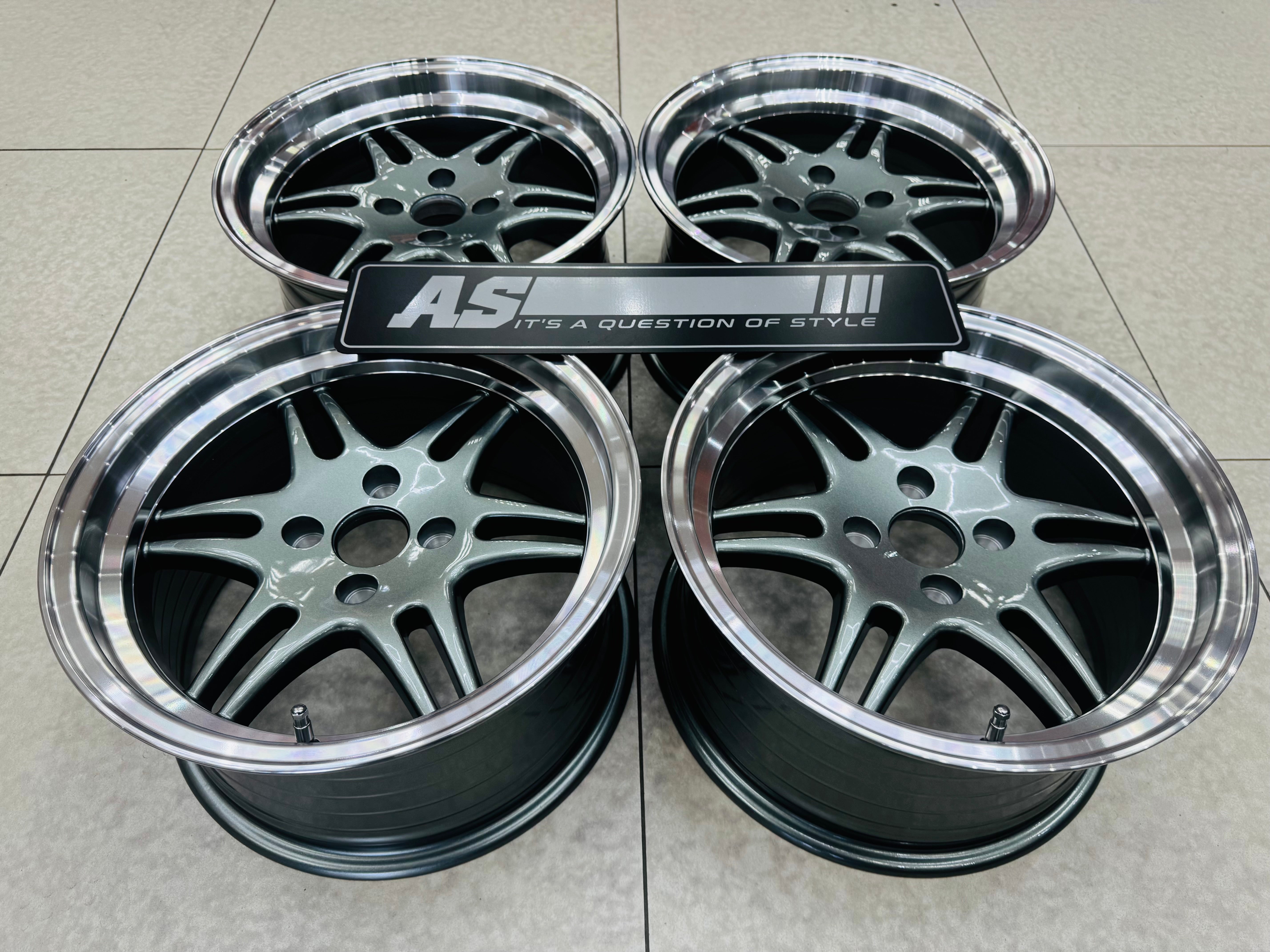 15” AS-RSI TWINSPOKES WITH DISH GUNMETAL