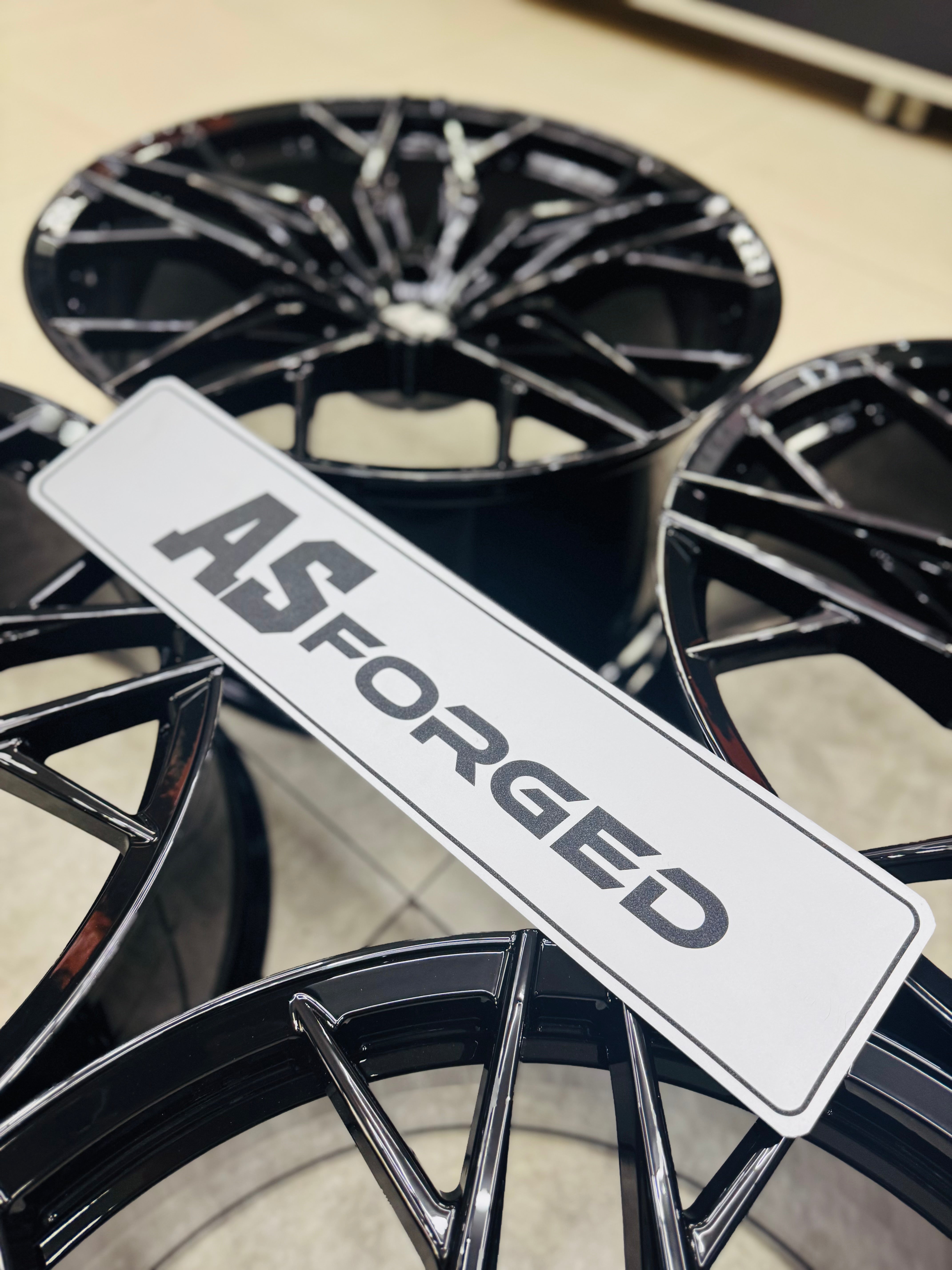 22”  AS-035 FORGED BMW  X5 RIMS 5/120 GLOSS BLACK - Autostyling Klerksdorp