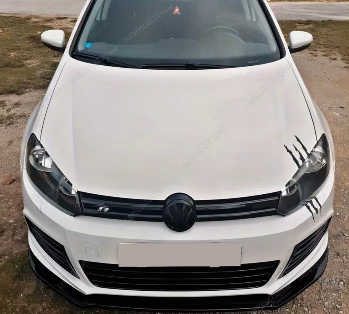 GOLF MK 6R 3PCE FRONT SPOILER