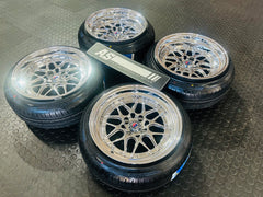 RIM & TYRE COMBO DEAL 15” 5039CHROME  4x100 & 4x114    + 165/50/15  COMFORSER TYRES  - BRAND NEW