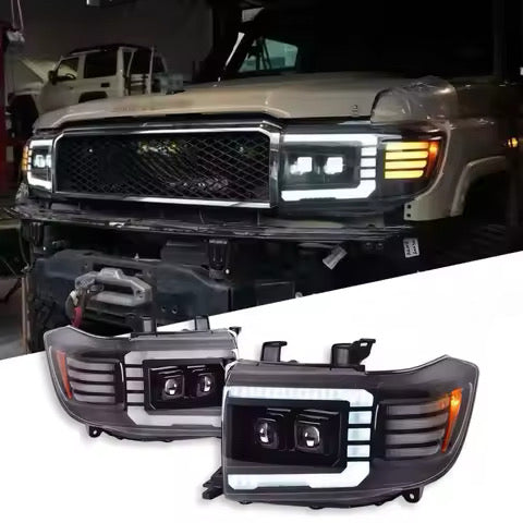 TOYOTA LANDCRUISER 79 2008-2023 FJ  STYLE DYNAMIC LED HEADLIGHTS