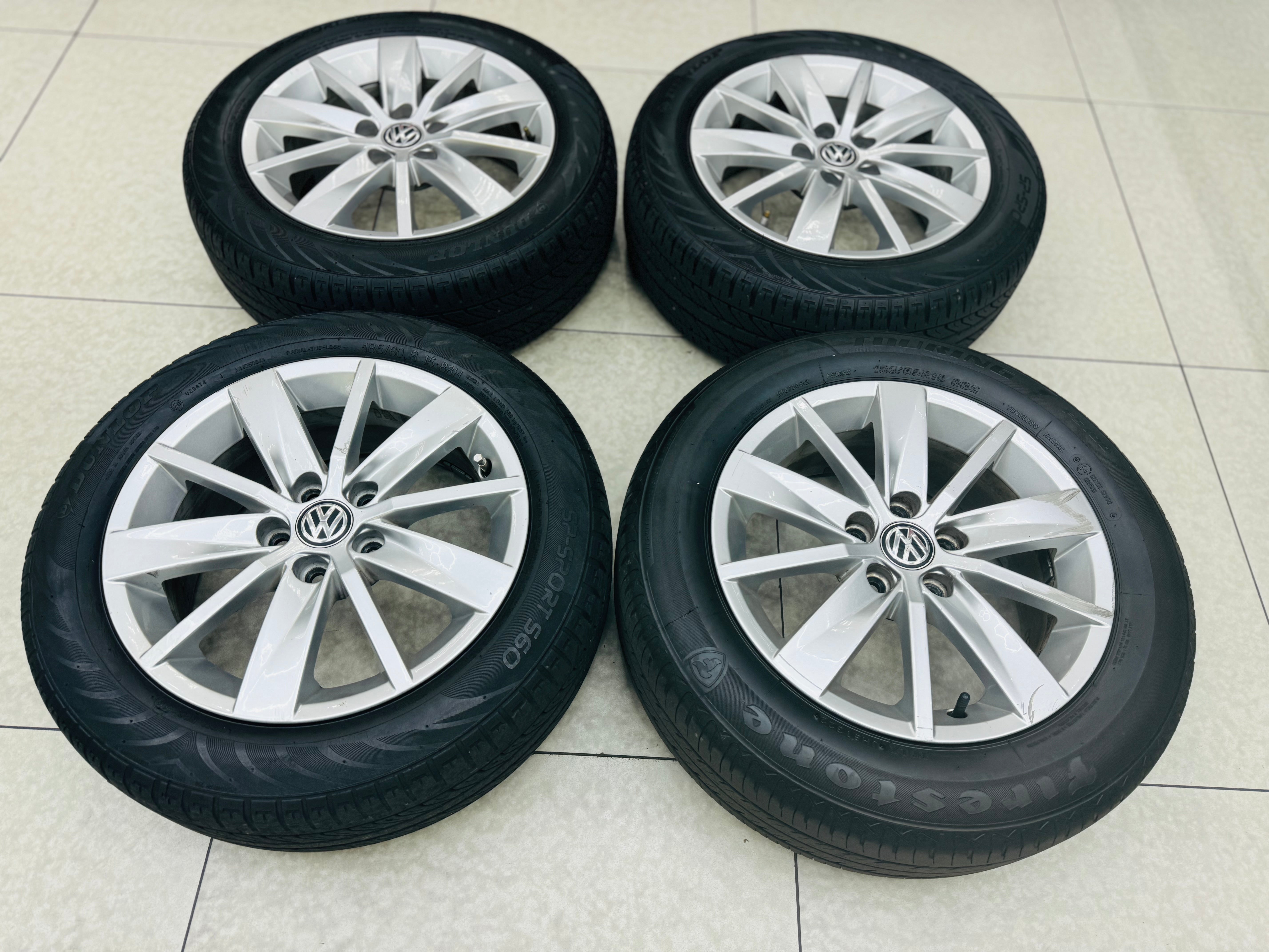 15” POLO 6r OEM  5/100 pre owned mags & tyres