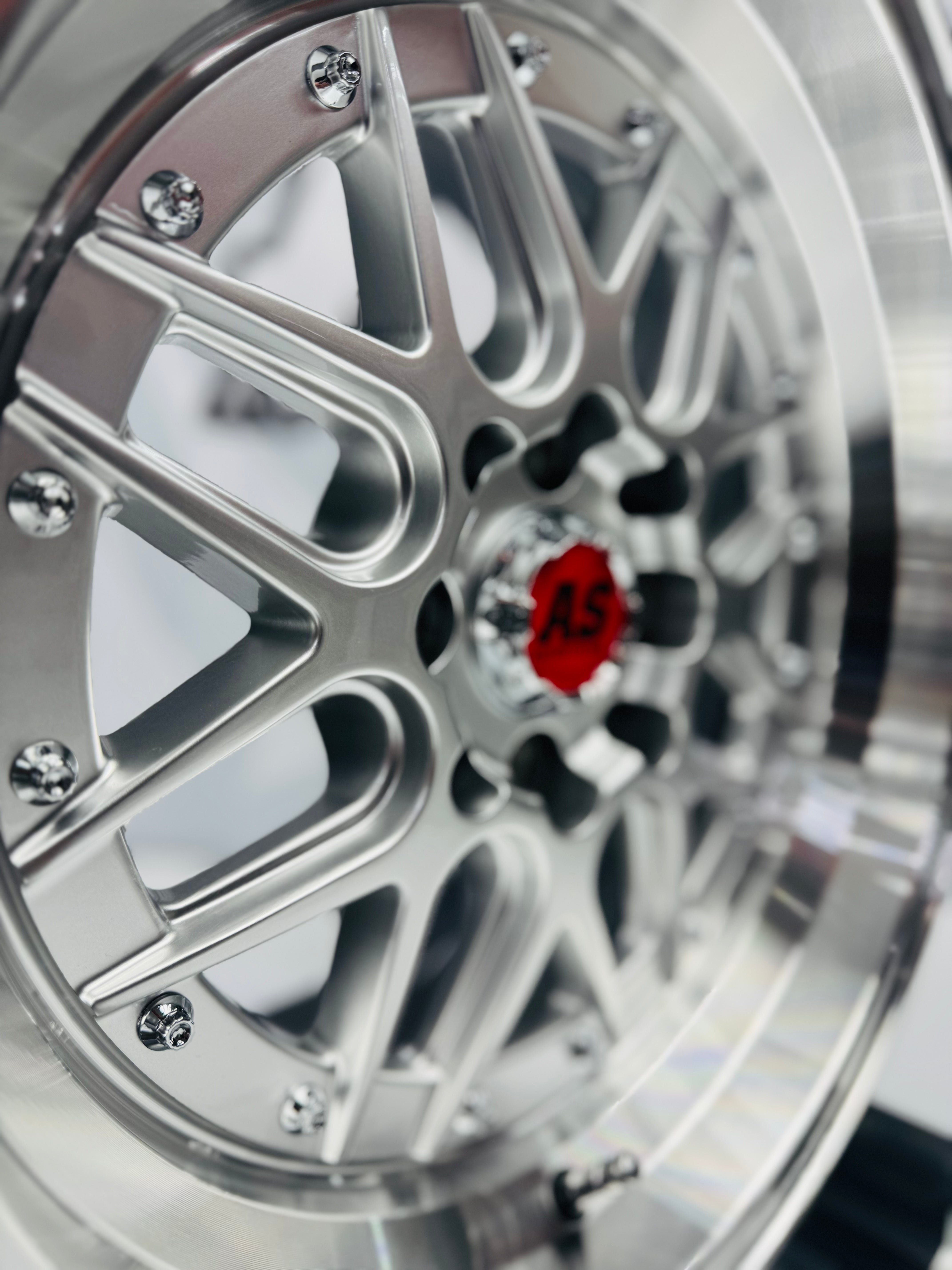 15” AS- 7407 4/100 4/114 HYPER SILVER