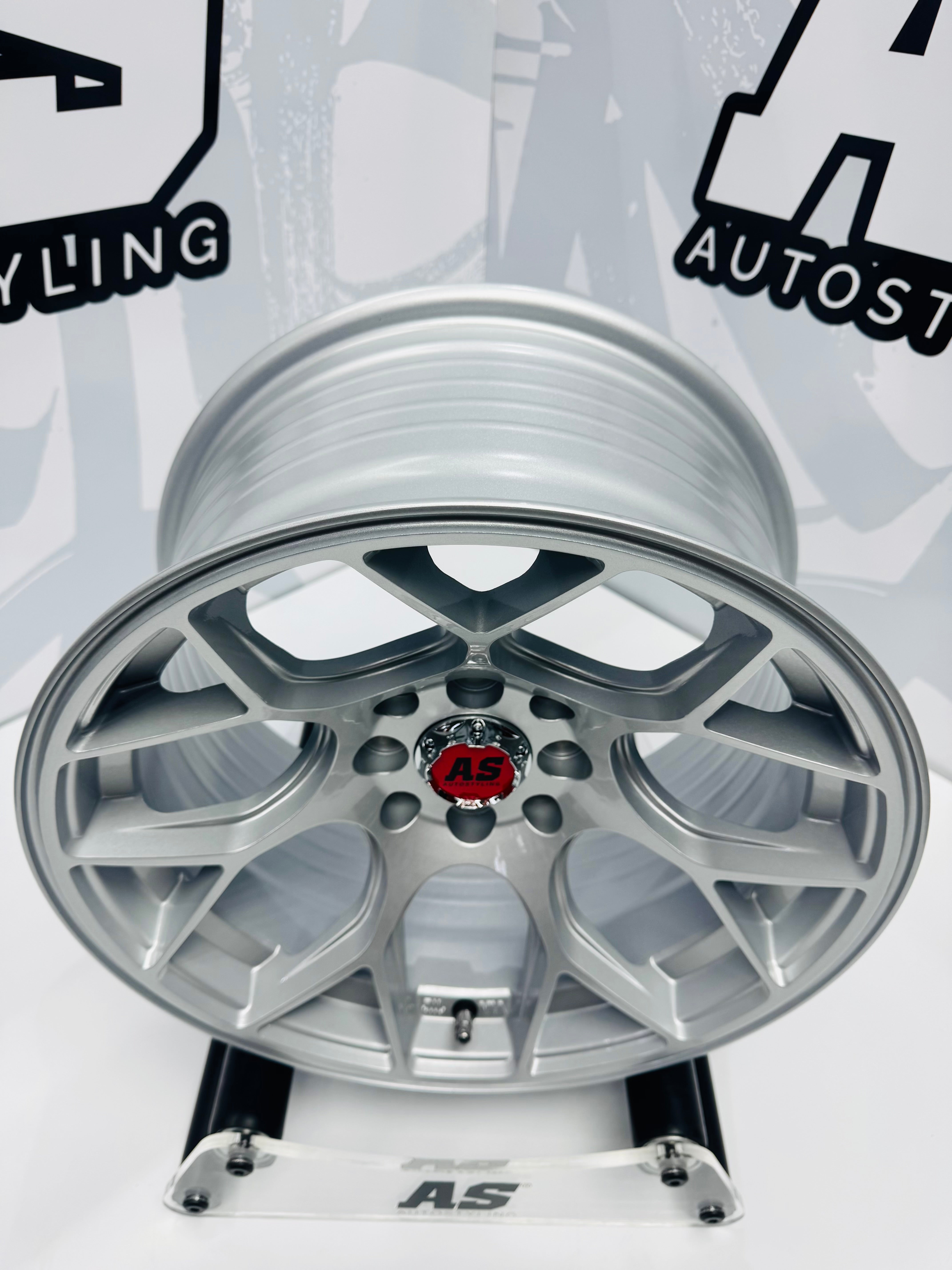 15” AS- 7686  4/100 4/114 silver wheels