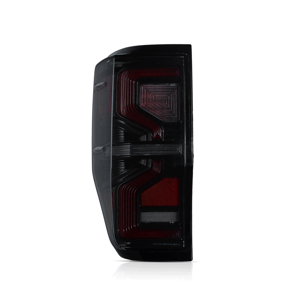 VLAND Full LED Tail Lights For Ford Ranger (T6) 2012-2018 BLACK ...