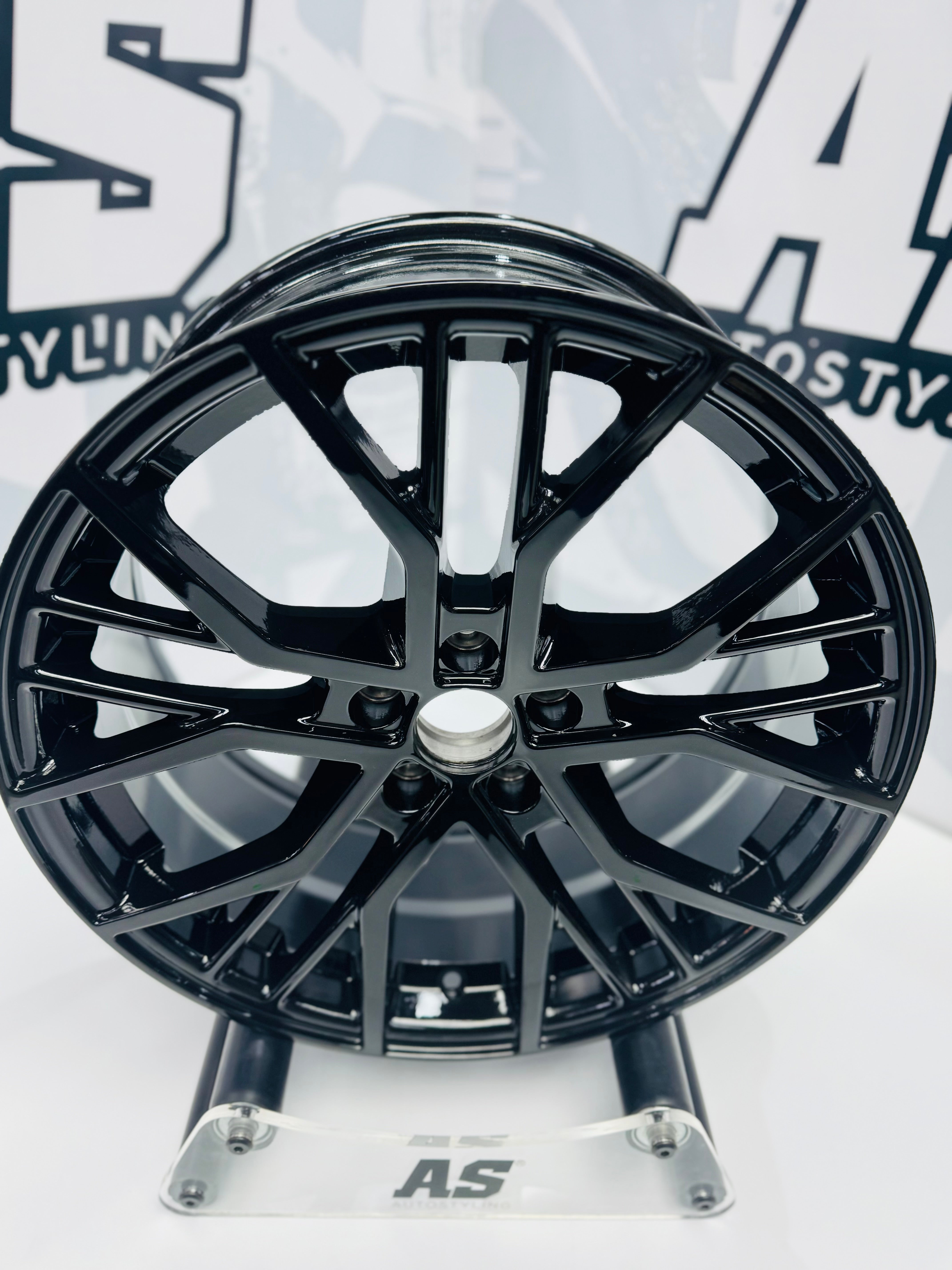 17” AS-991  5/100 PCD to fit POLO GLOSS BLACK