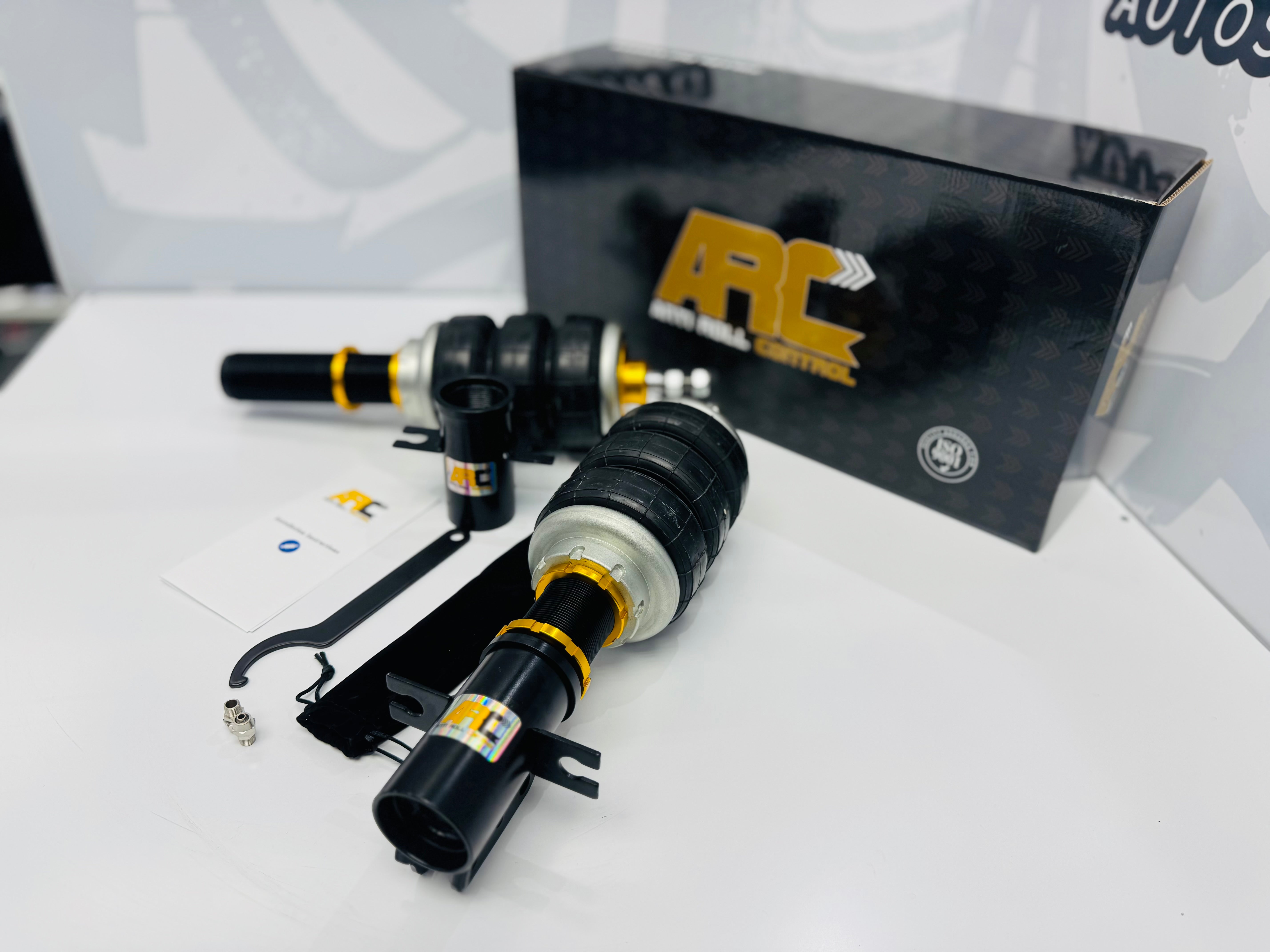 MK1 ARC  HIGH PERFORMANCE AIR SUSPENSION STRUTS FRONTS HEIGHT ADJUSTABLE