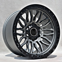 17” AS-F87H975D GM 4x4 rims  6/139 PCD GUNMETAL