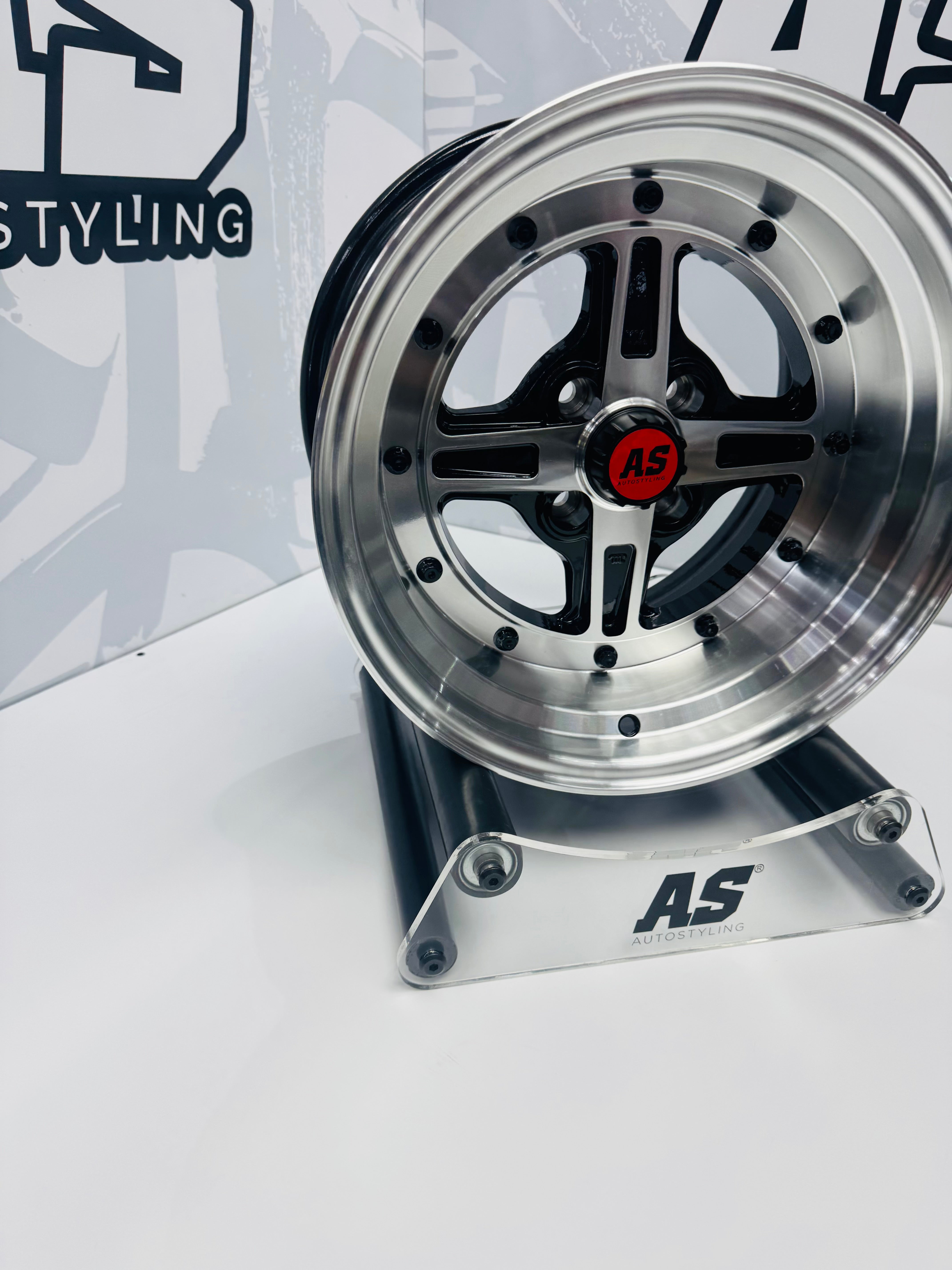 15” AS-E40 4/100 BLACK MACHINE FACE