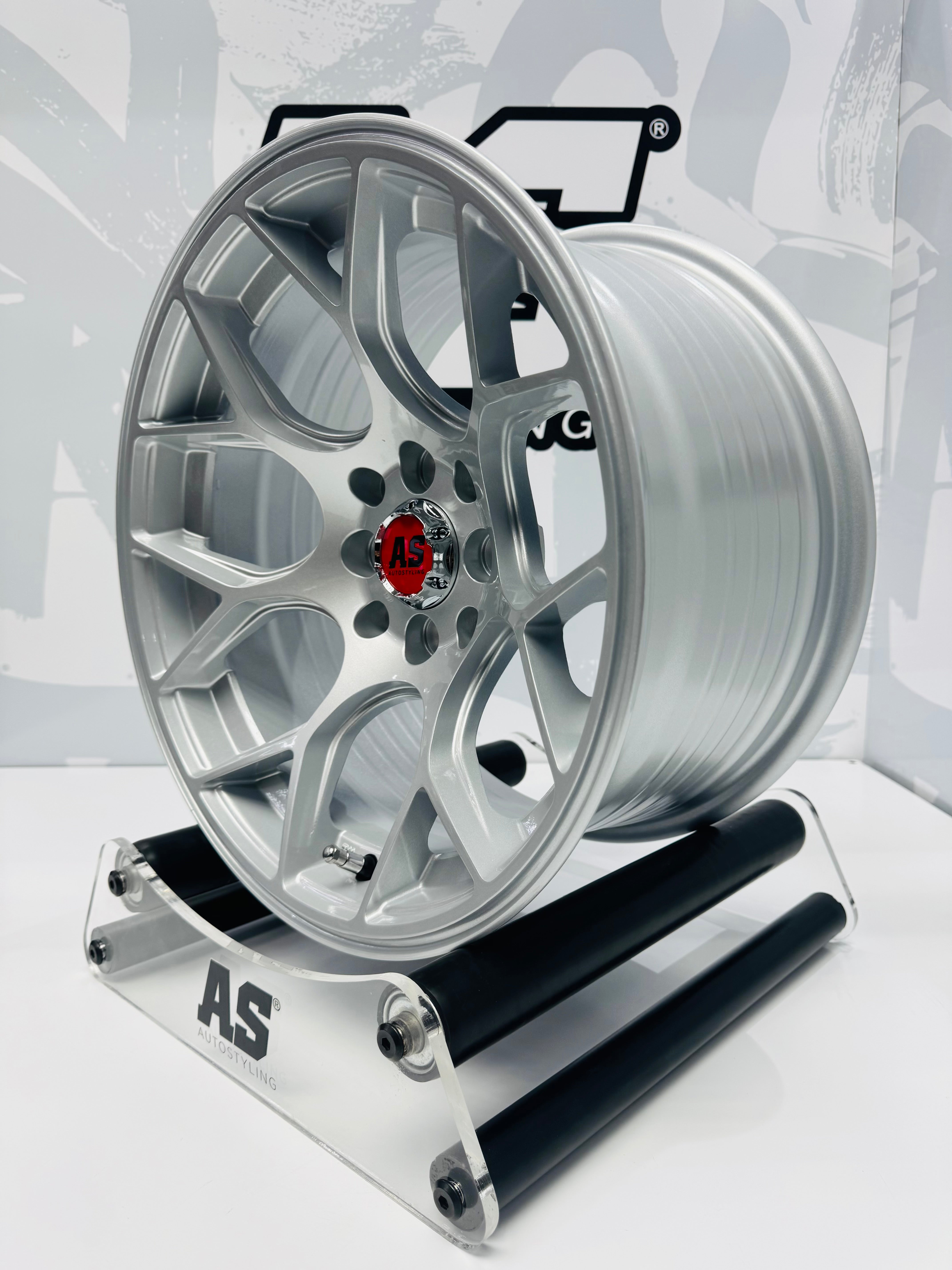 15” AS- 7686  4/100 4/114 silver wheels
