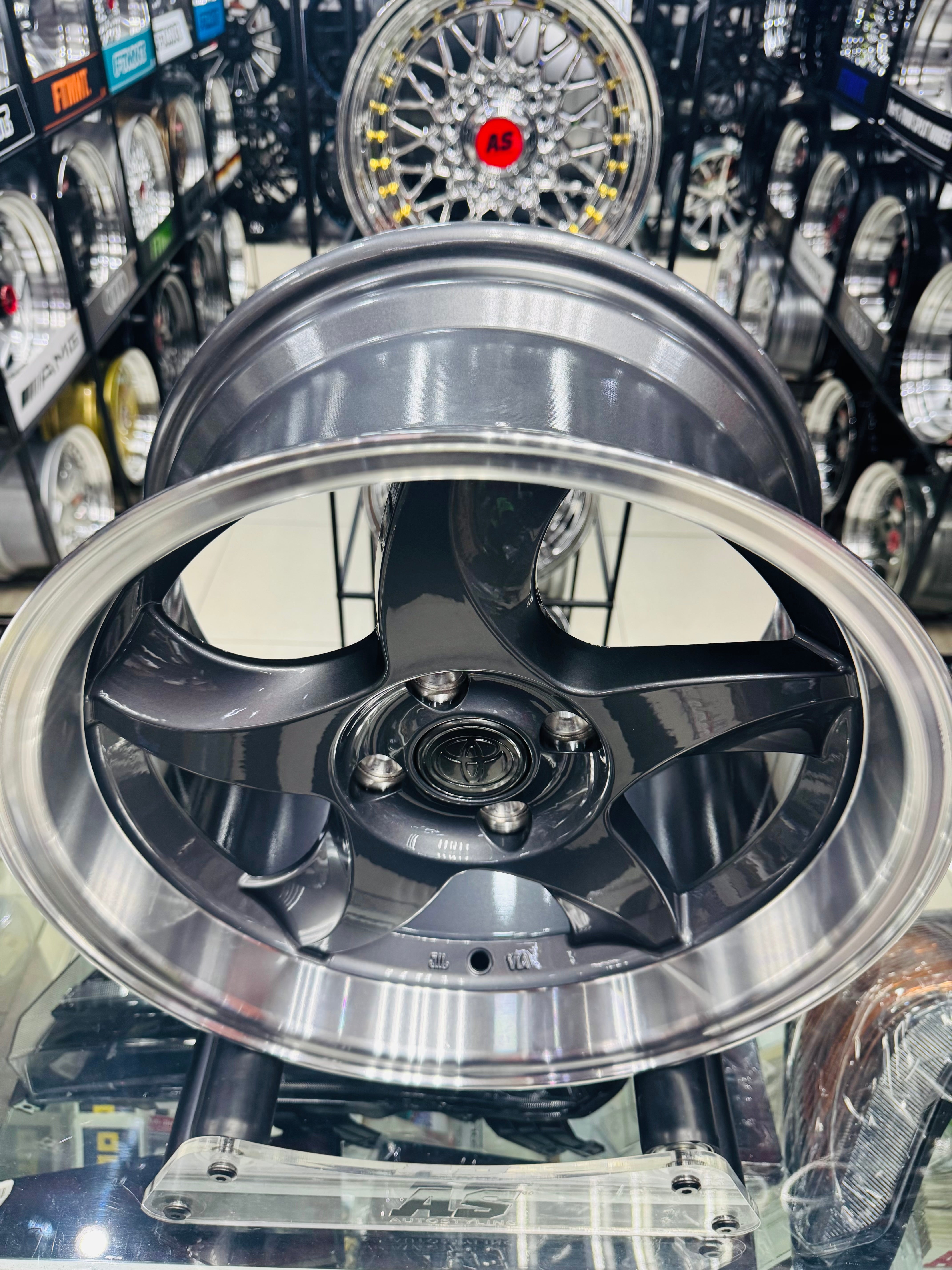 15” AS-RXI BLADES DISHED GUNMETAL