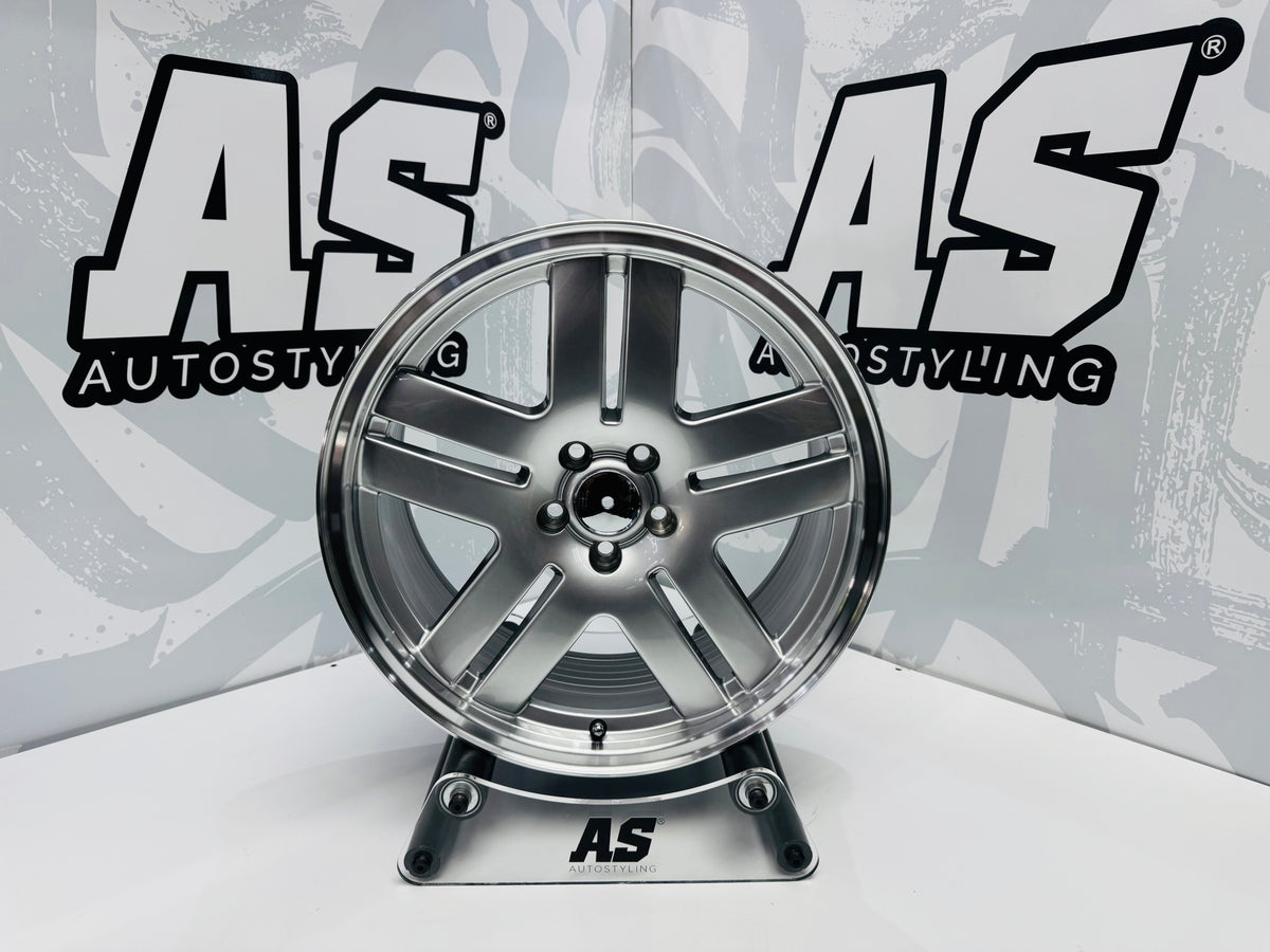 Dished Out Rims 17” AS- LONGBEACH DISHED 5/100 SILVER RIMS – Autostyling Klerksdorp