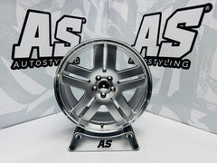 17” AS- LONGBEACH   DISHED 5/100 SILVER RIMS - Autostyling Klerksdorp