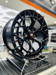 17” F28721 4x4 rims  6/139 PCD  MATT BLACK