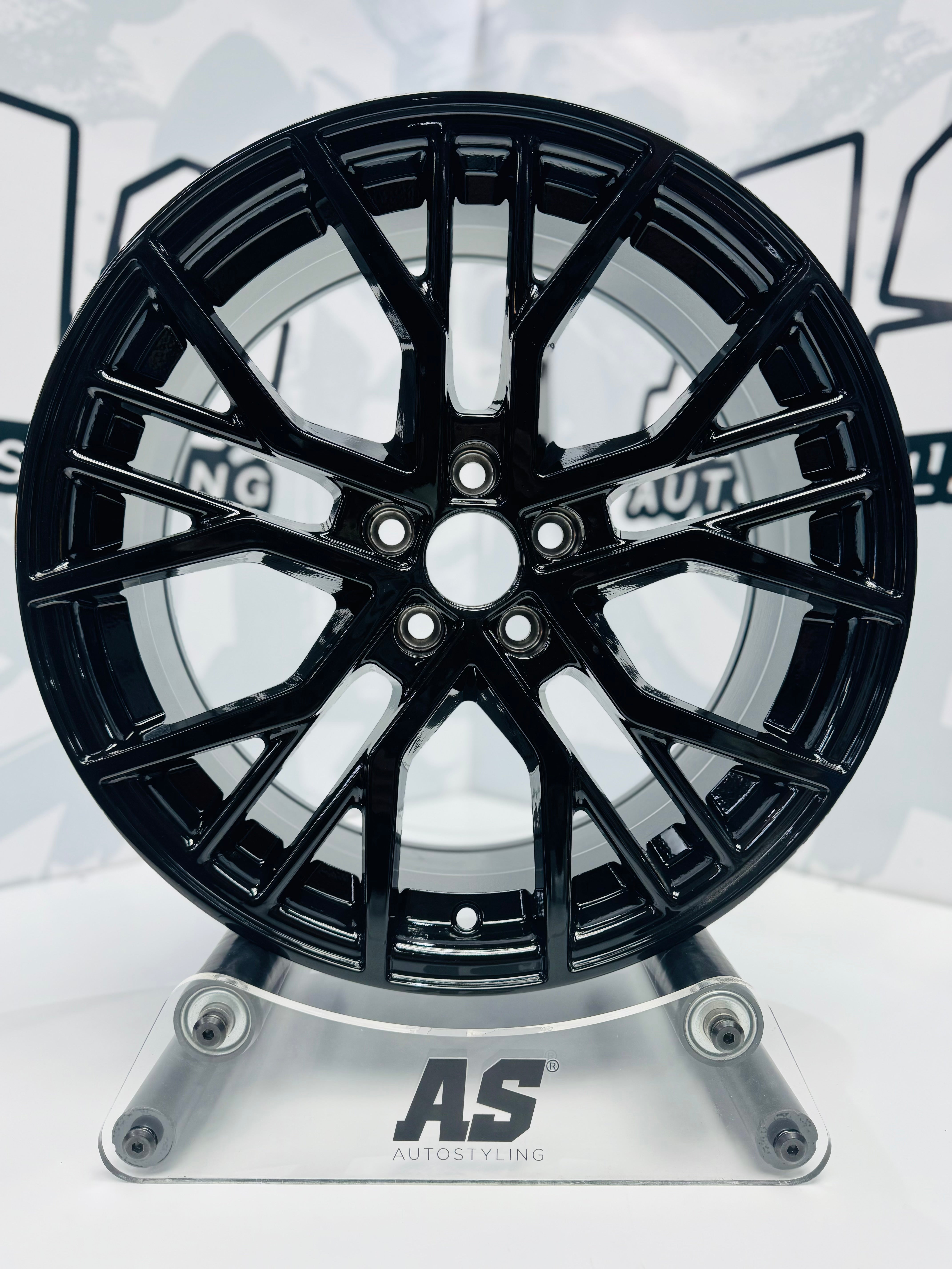 17” AS-991  5/100 PCD to fit POLO GLOSS BLACK