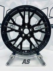 17” AS-991  5/100 PCD to fit POLO GLOSS BLACK