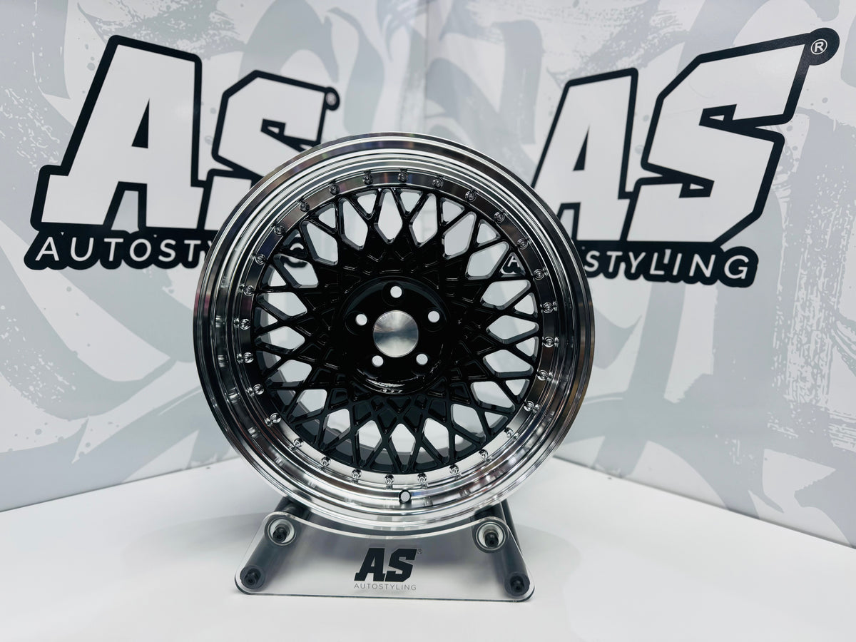 17” AS-501  5/100 black wheels