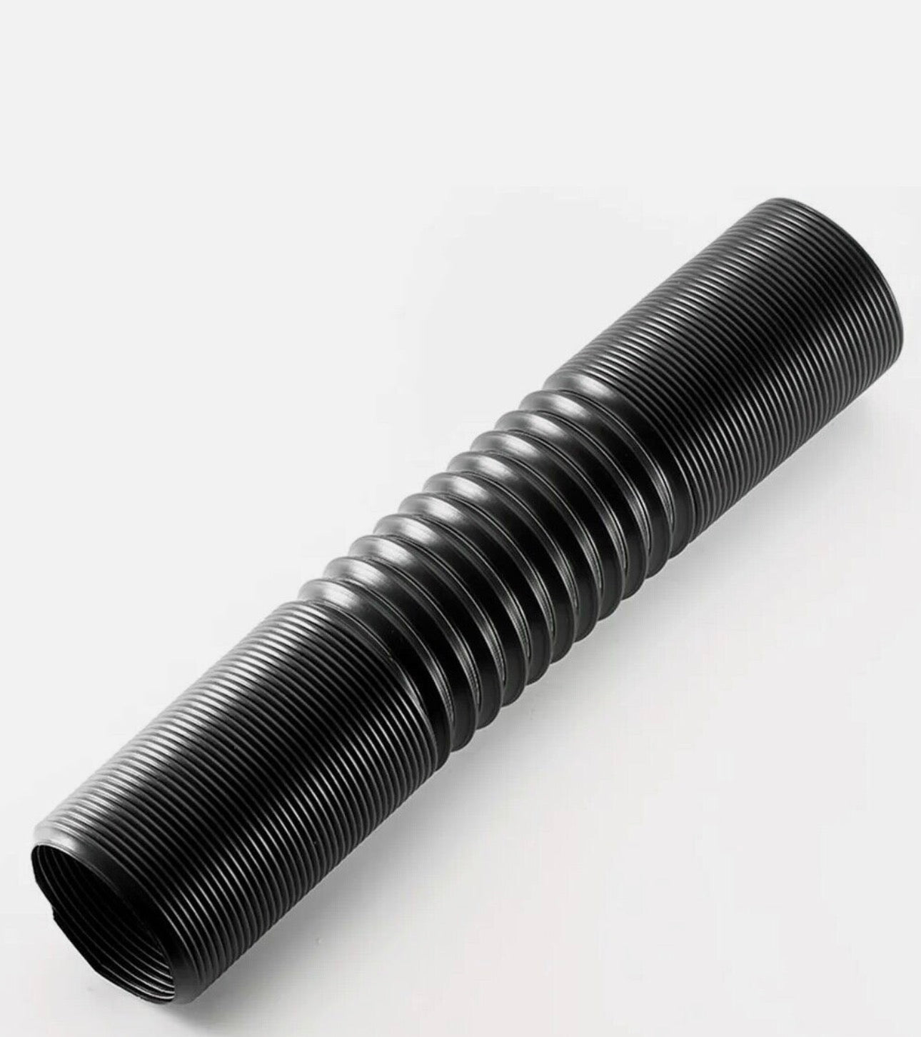 76mm 1M Car Air Intake Cold Pipe Flexible Ducting Feed Hose Induction Kit Black