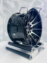 15” AS XXR  - M8957 4x100 4x114  Machine black - Autostyling Klerksdorp