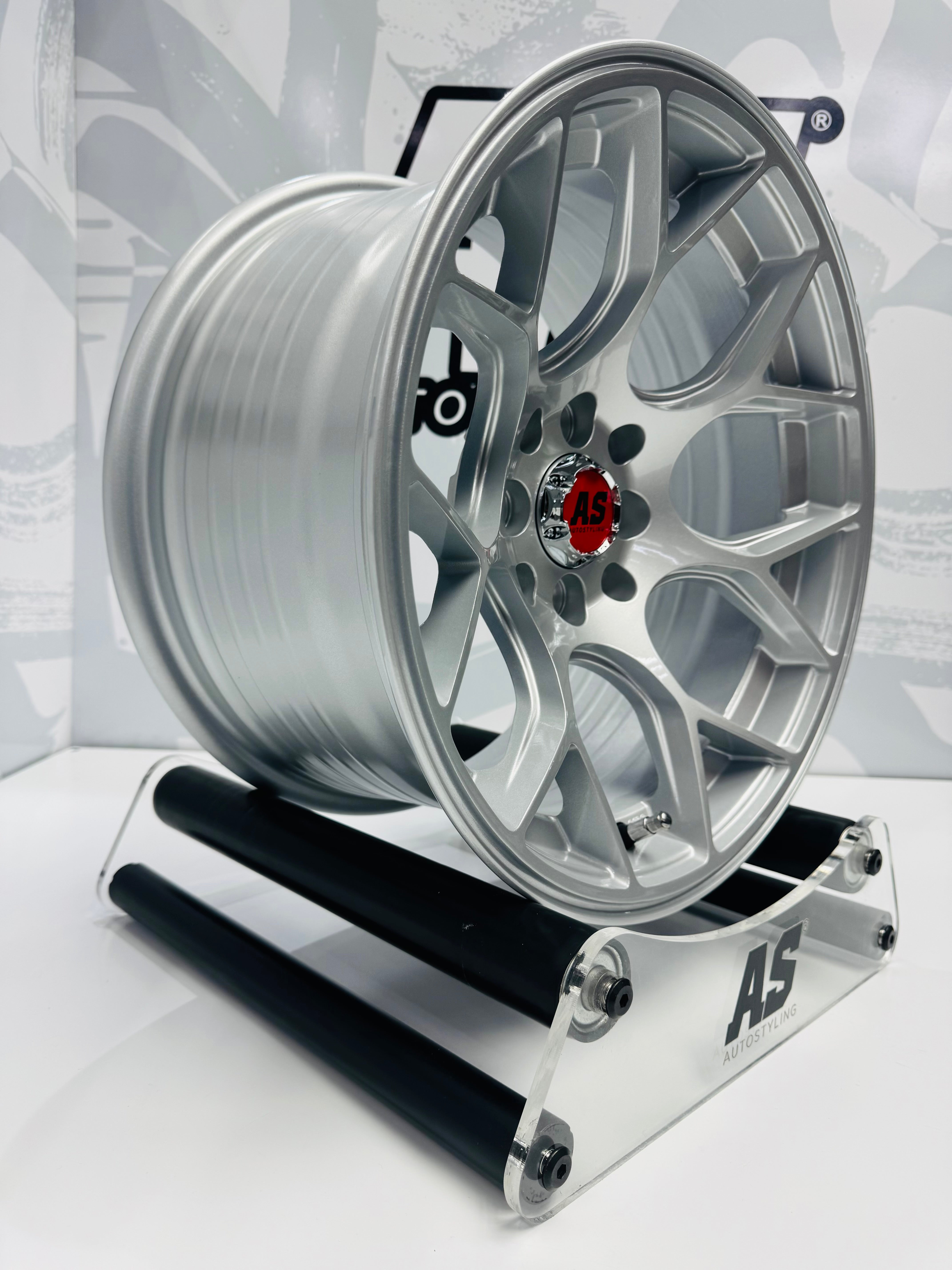 15” AS- 7686  4/100 4/114 silver wheels