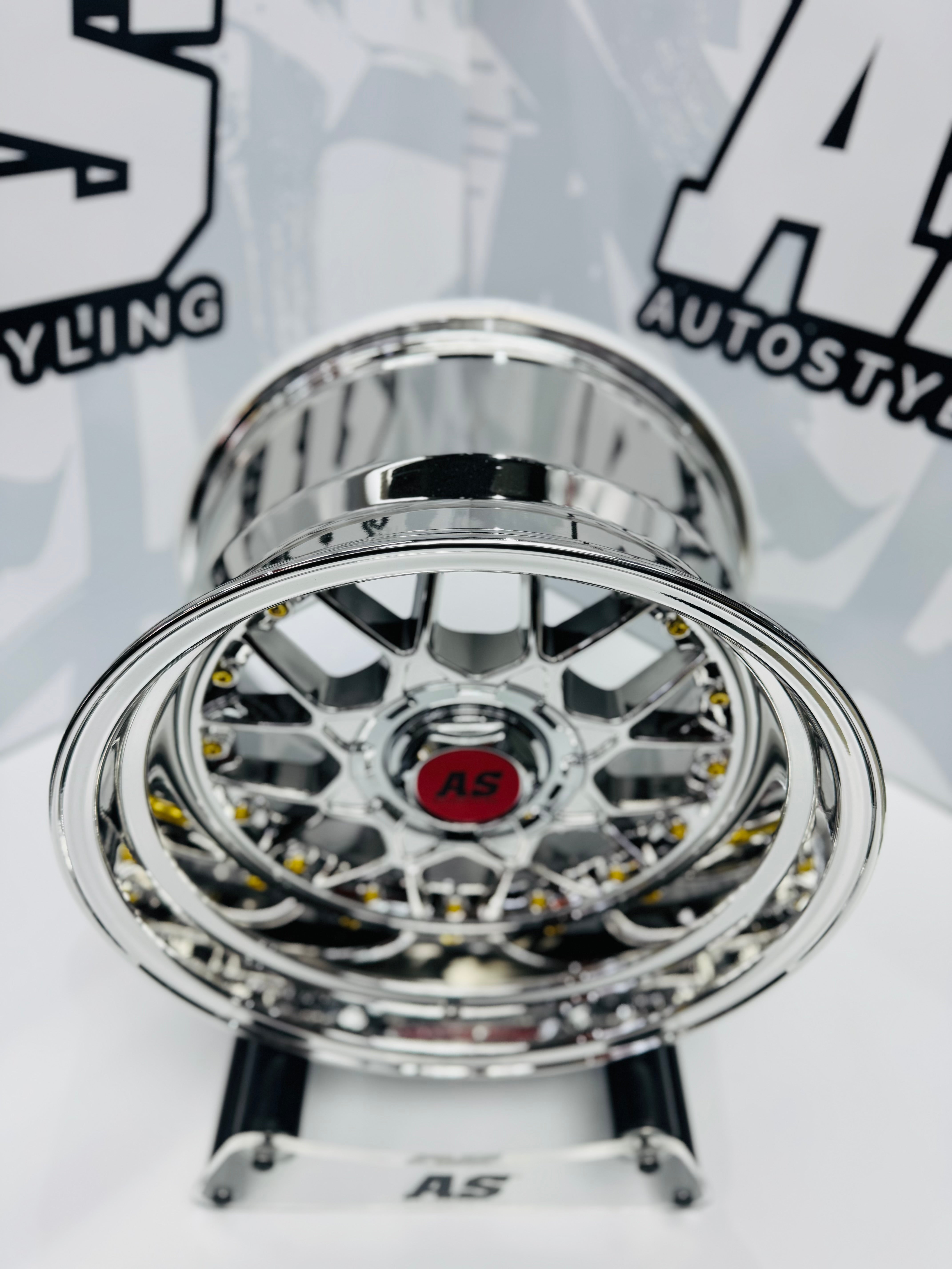 16” AS-RC CHROME 4x100 & 5x100 multi hole