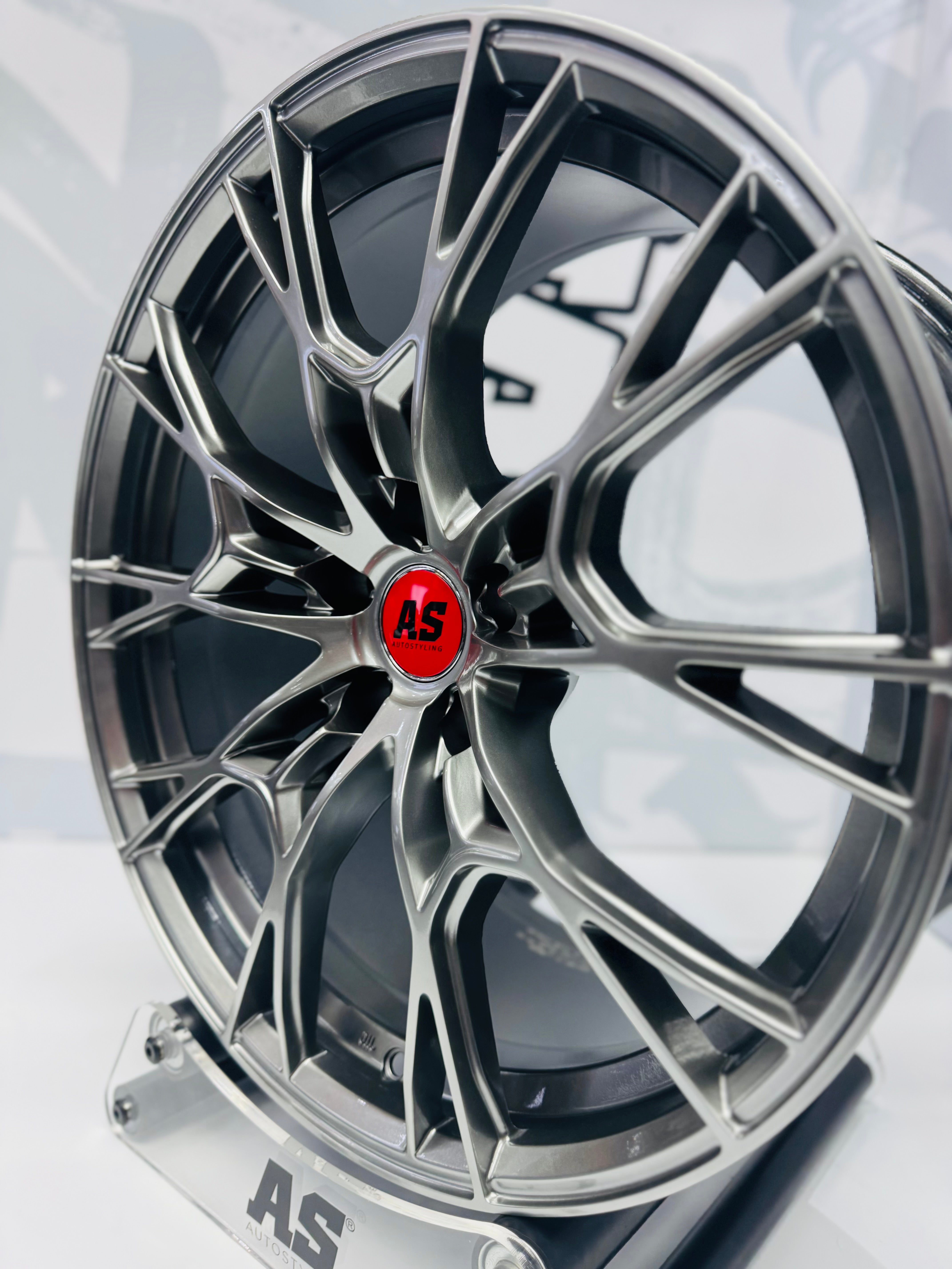 19” AS-F33XL6002 FLOWFORMED WHEELS ( 5x112 MERC & AUDI  ) GUNMETAL