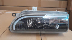Toyota Corolla/Conquest /Baby Camry Headlamps (93-99)black DRL led   Headlamps