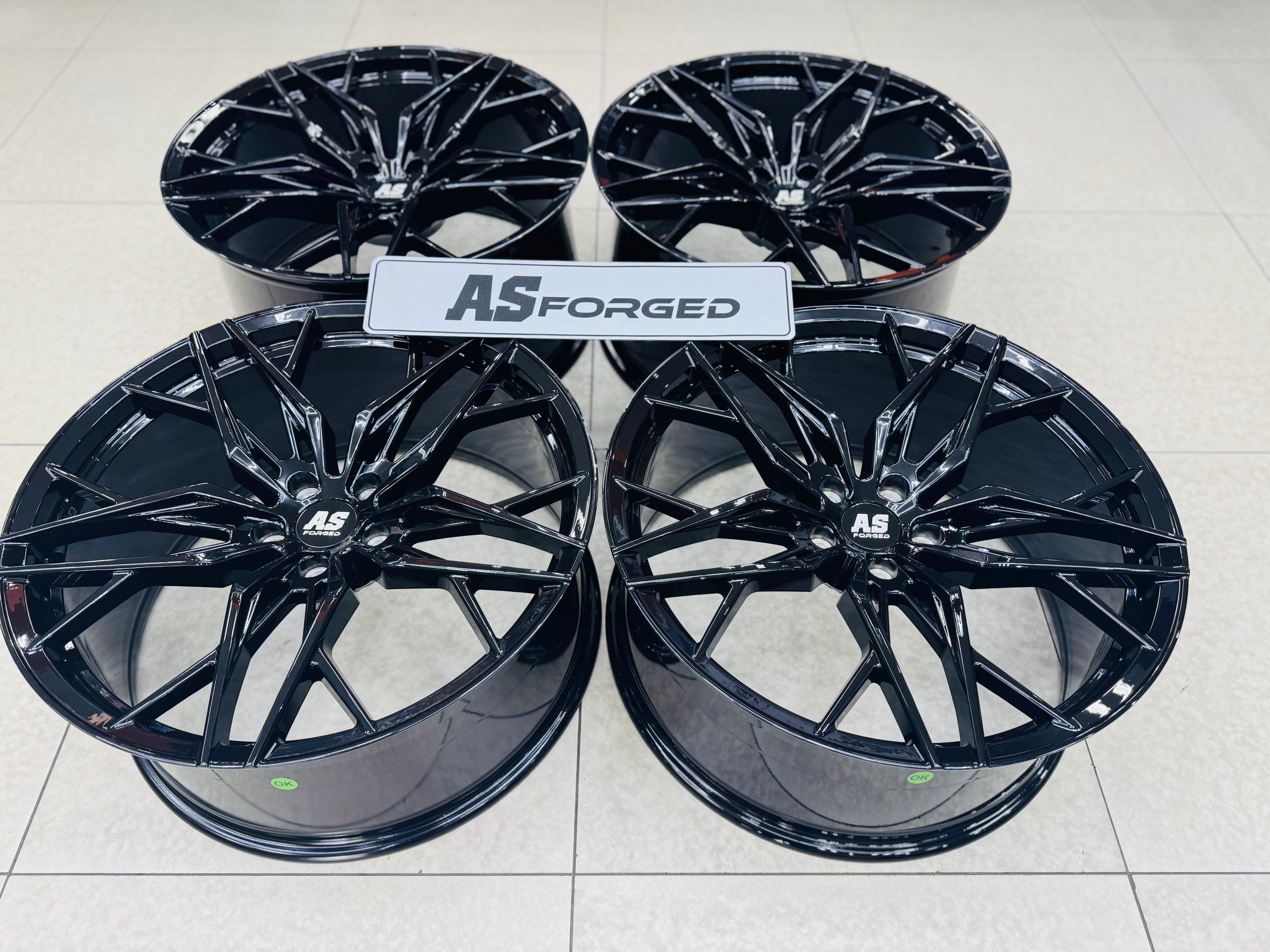 22”  AS-035 FORGED BMW  X5 RIMS 5/120 GLOSS BLACK - Autostyling Klerksdorp