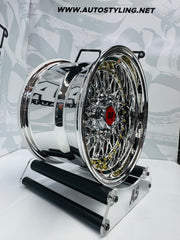 16” AS MESH BB5  CHROME 4/100PCD