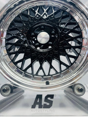 17” AS-501  5/100 black wheels