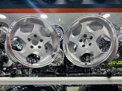 17” AS- THROWING STARS  5x120 BMW NARROW WIDES  SILVER RIMS