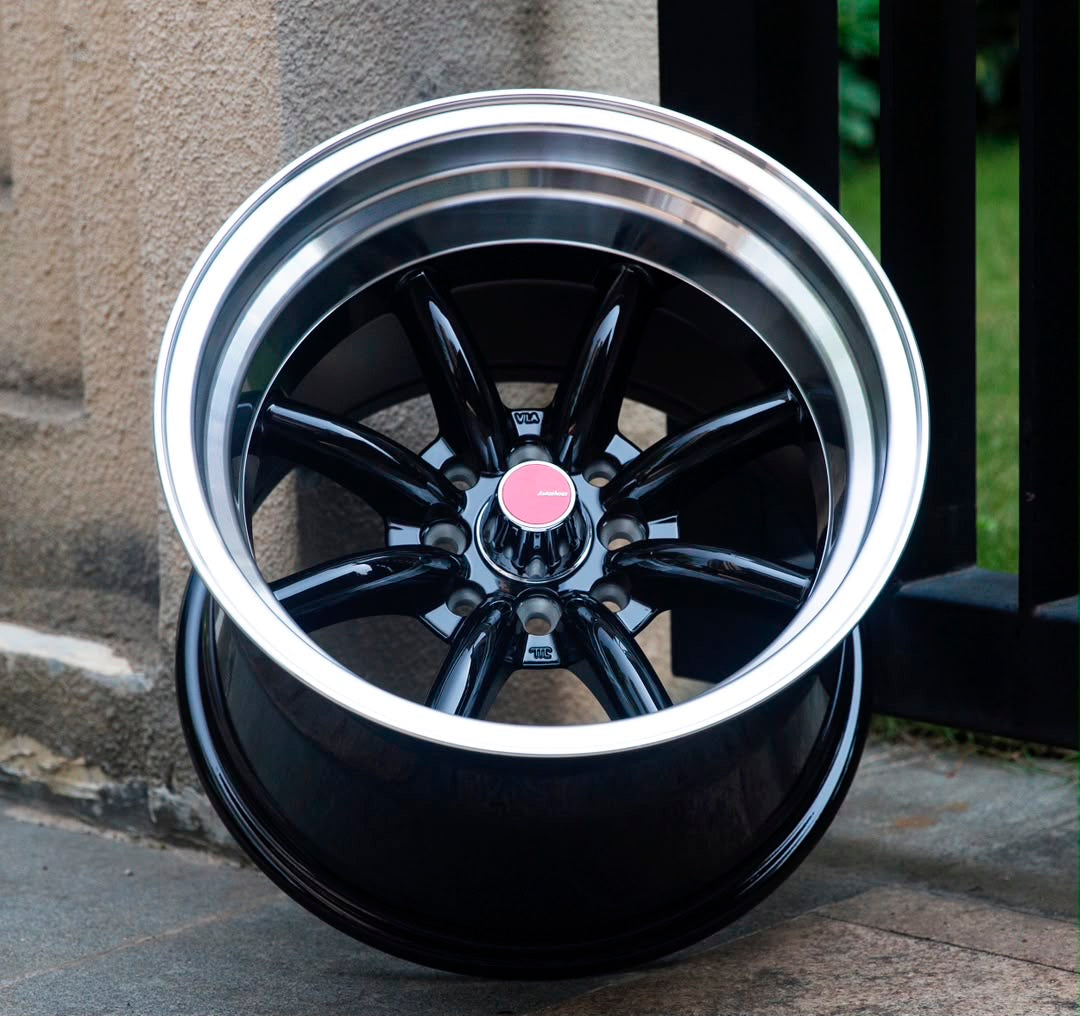 15” AS-WATA 8J/9J  4/100 4/114 BLACK