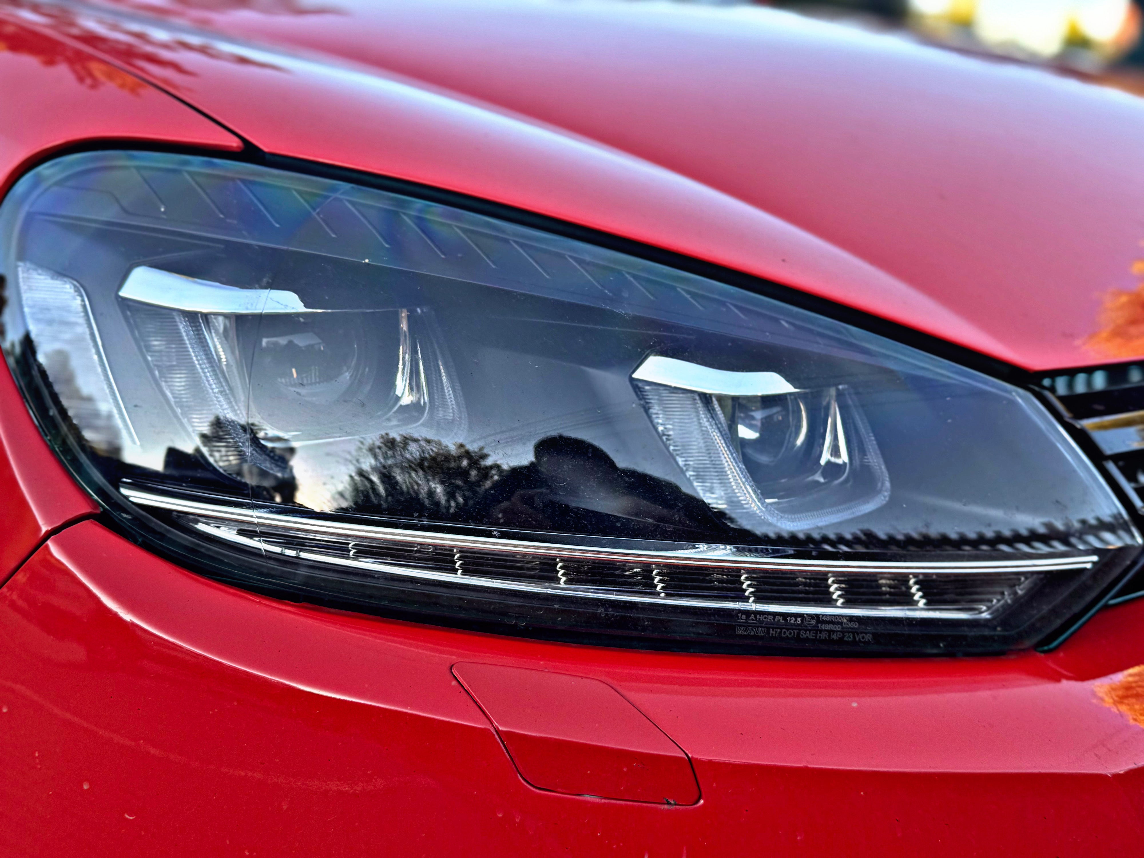 VLAND VW Golf Mk6 2009-2014 Dual Beam Projector Aftermarket Headlights With Demon Eyes Black non gti