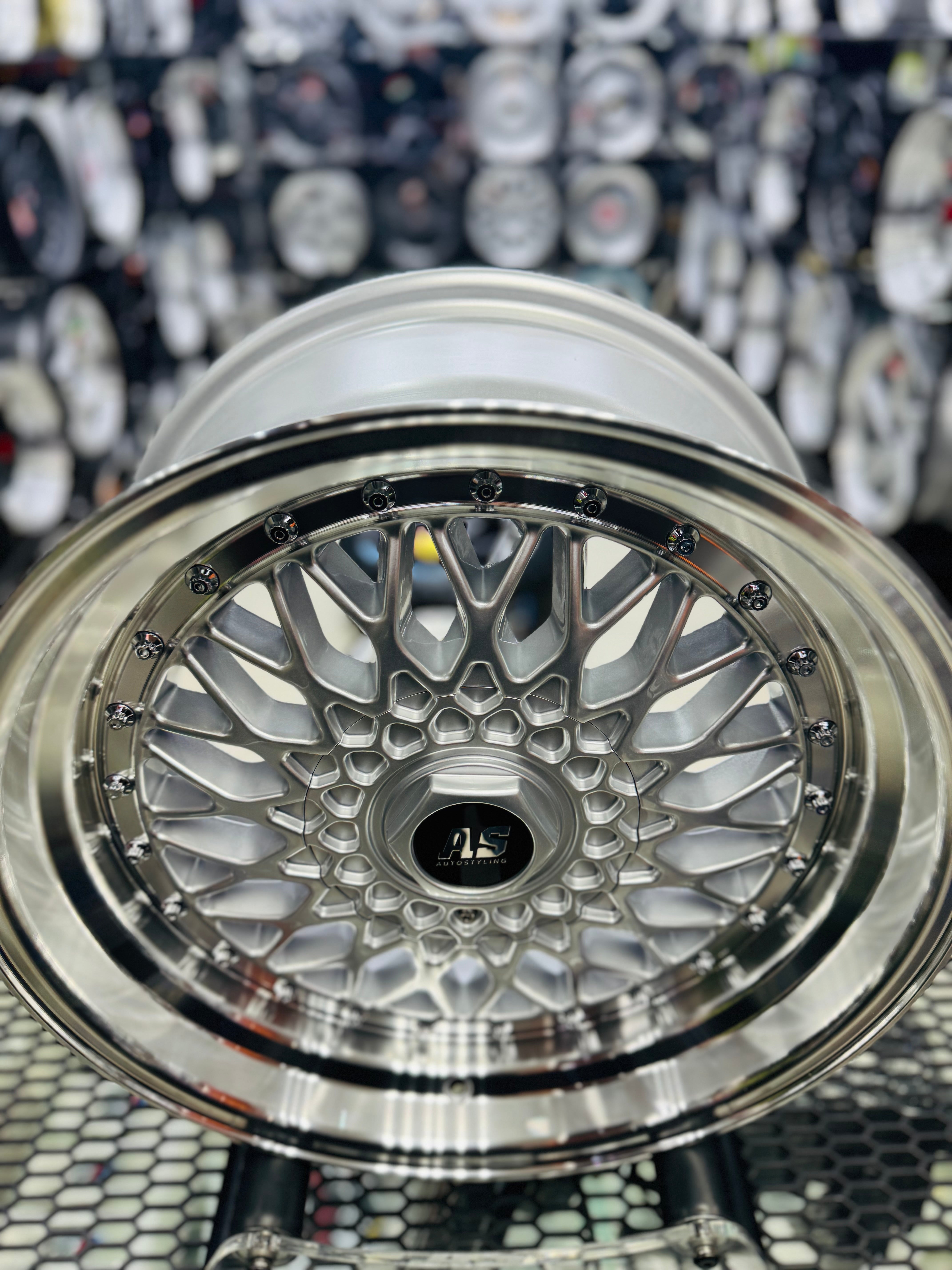 17” AS-MESH 8.5j 4x100 & 5x100  SILVER - Autostyling Klerksdorp