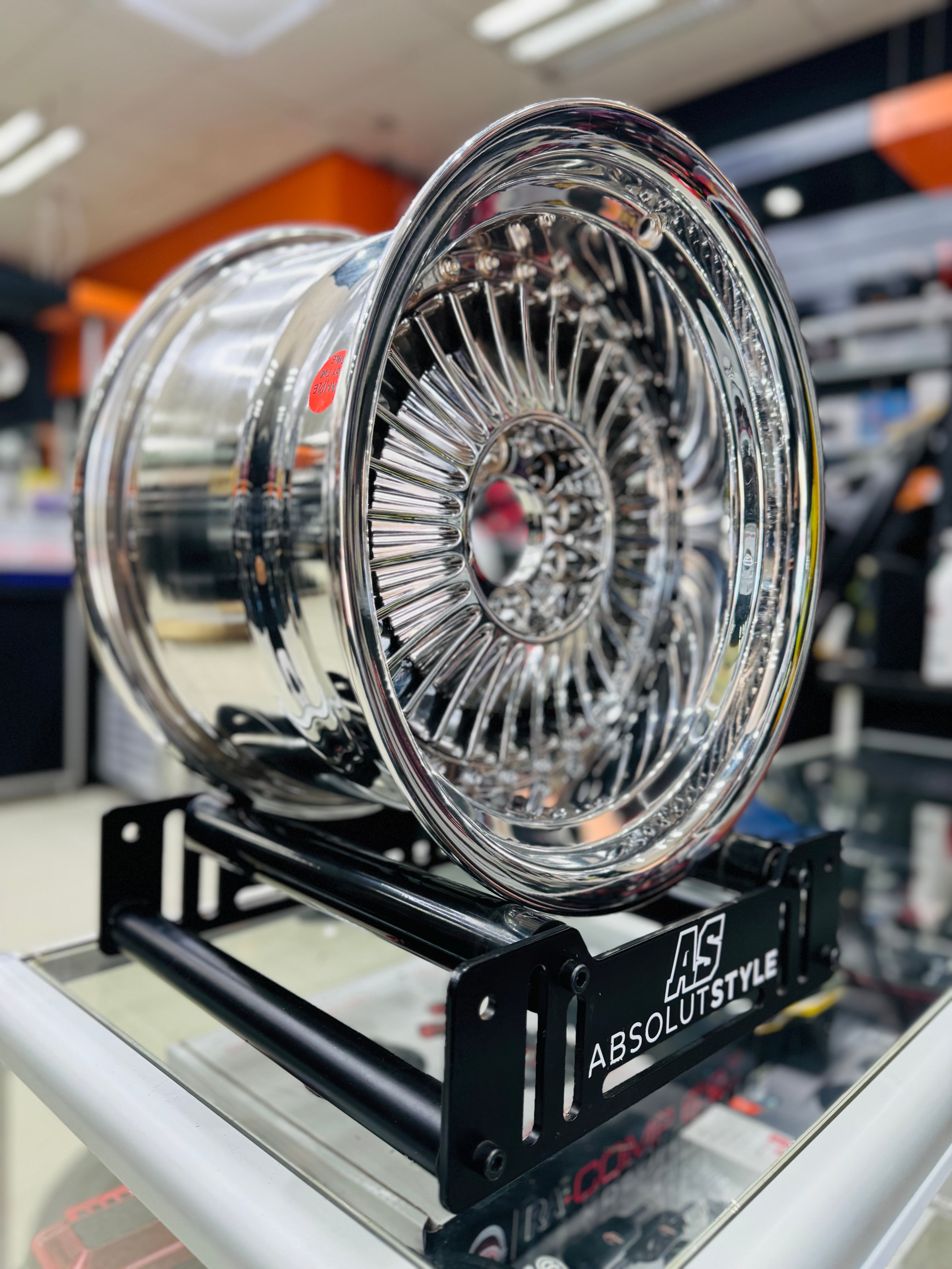 15”  CHROME EMITZ 4/100& 5/100  spare wheel/ loose wheel  only 1 available