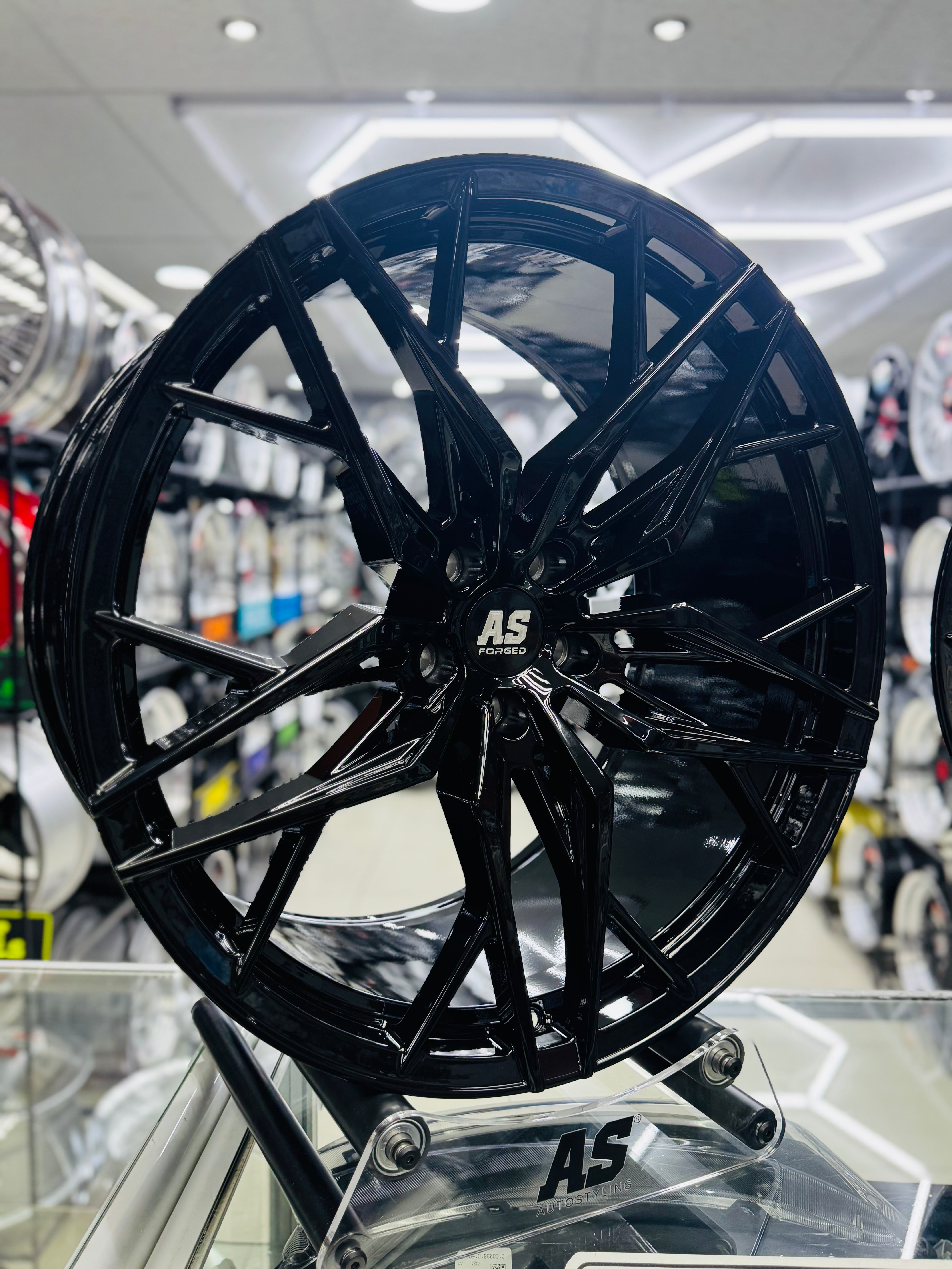 22”  AS-035 FORGED BMW  X5 RIMS 5/120 GLOSS BLACK - Autostyling Klerksdorp
