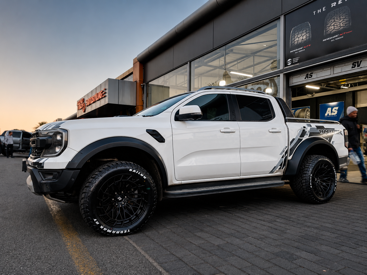 WIDE BODY  FENDER FLARE KIT (50mm wider ) - OE COLOR (2022+ FORD RANGER RAPTOR) - Autostyling Klerksdorp