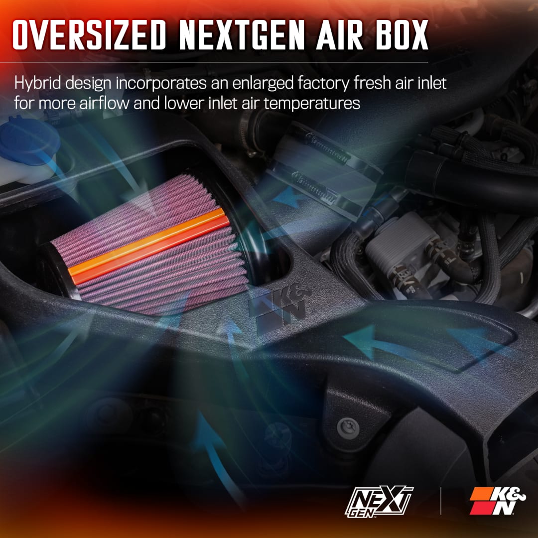 RANGER RAPTOR NEXTGEN COLD AIR INTAKE by K&N ETA ON NEXT SHIPMENT (14-16 FEB )
