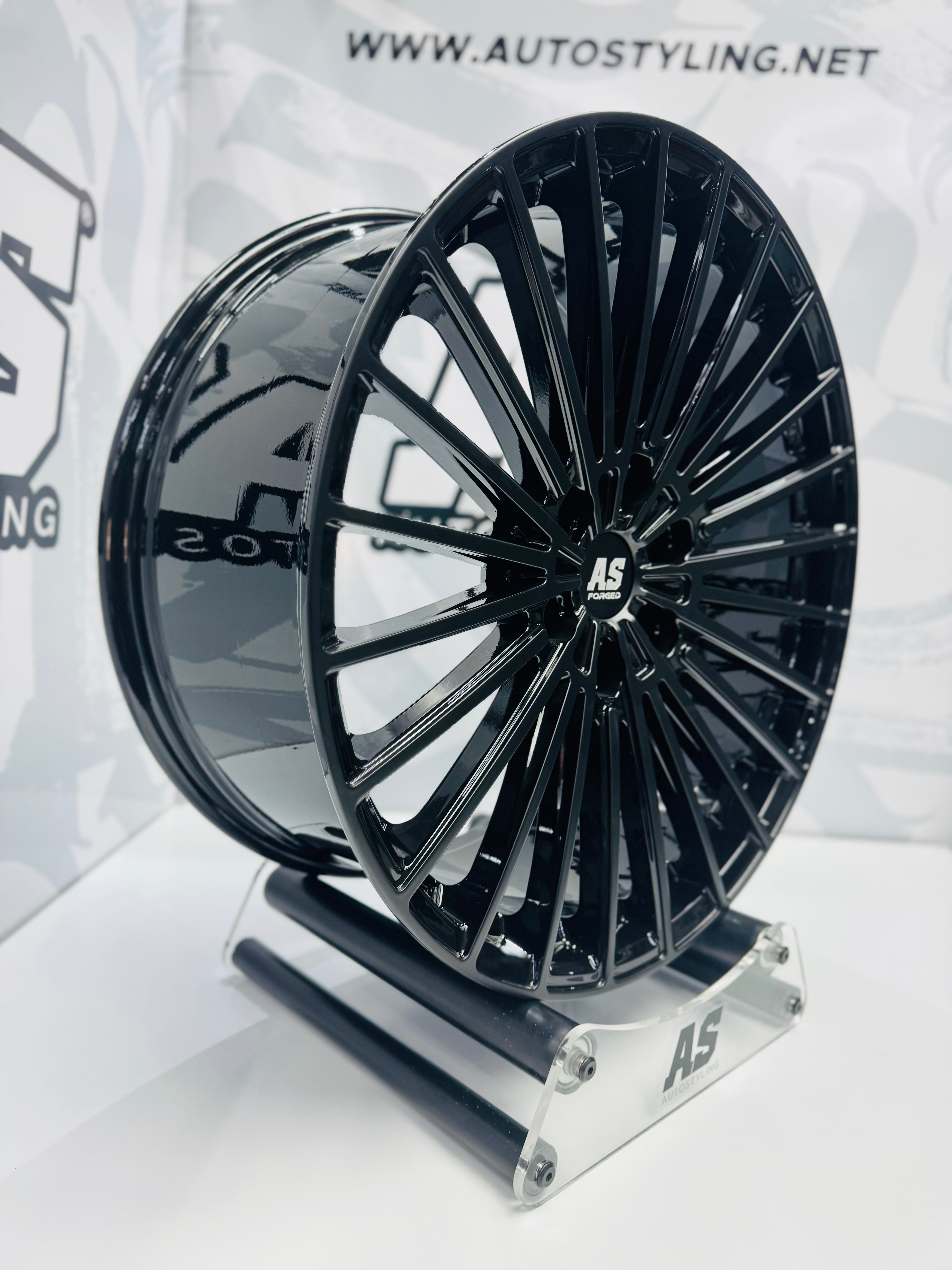 22 ” AS FULLY FORGED 008 RANGER RIMS 6/139 PCD DUAL BLACK