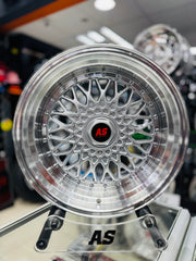 17” AS-MESH 8.5/10j 4/100 4/114 SILVER