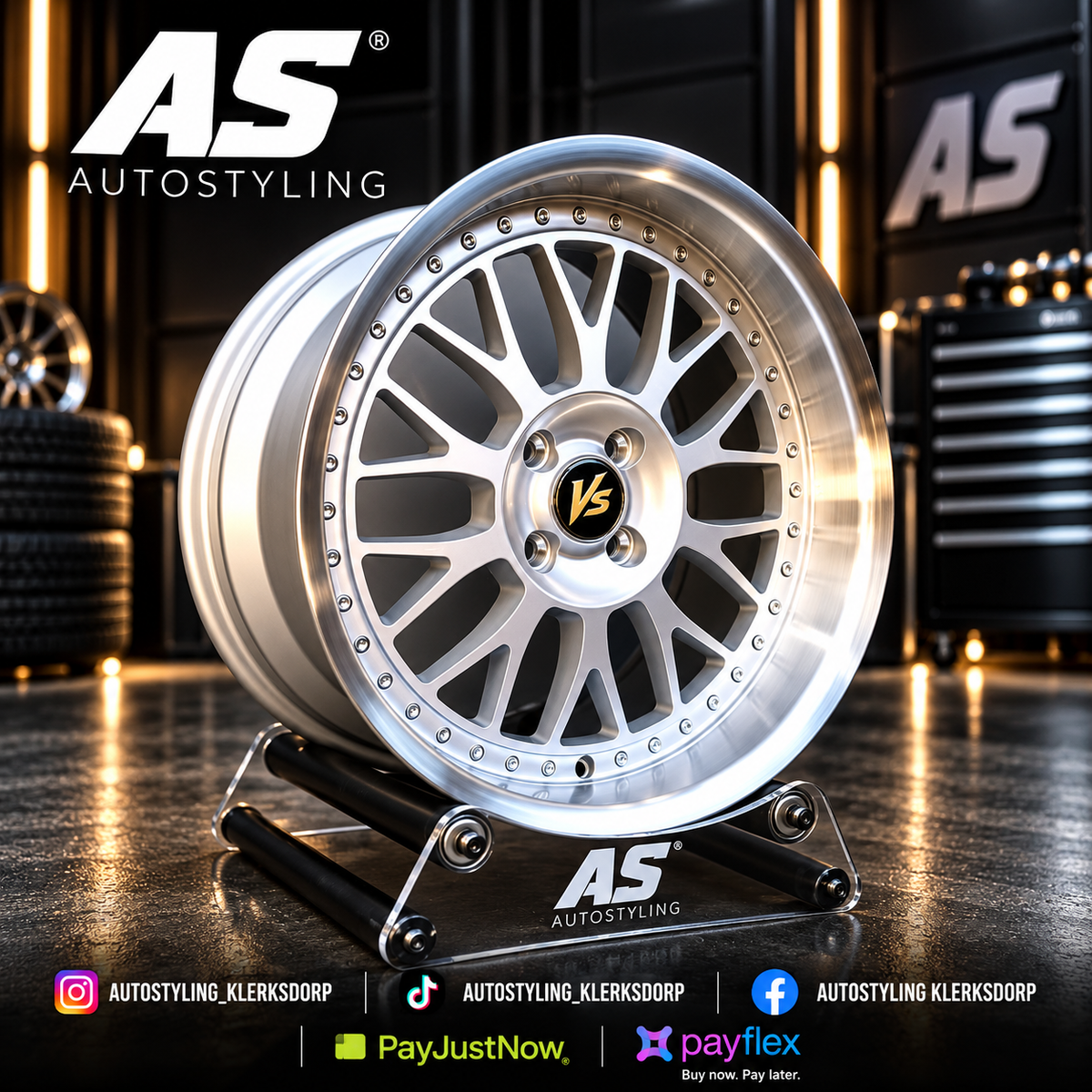 17” VS 4x100 & 5x100 PCD rims