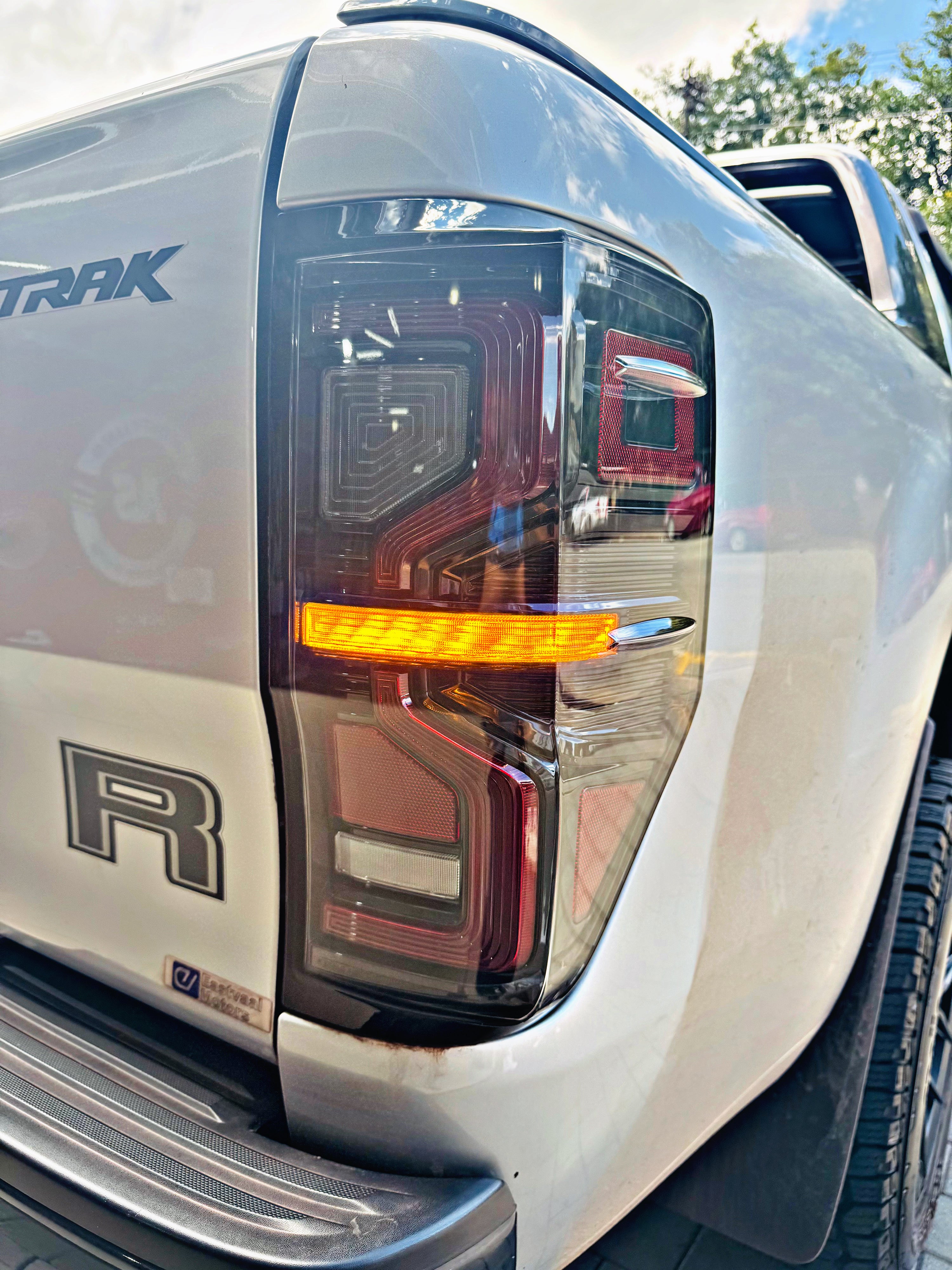 VLAND Full LED Tail Lights For Ford Ranger (T6) 2012-2018 BLACK