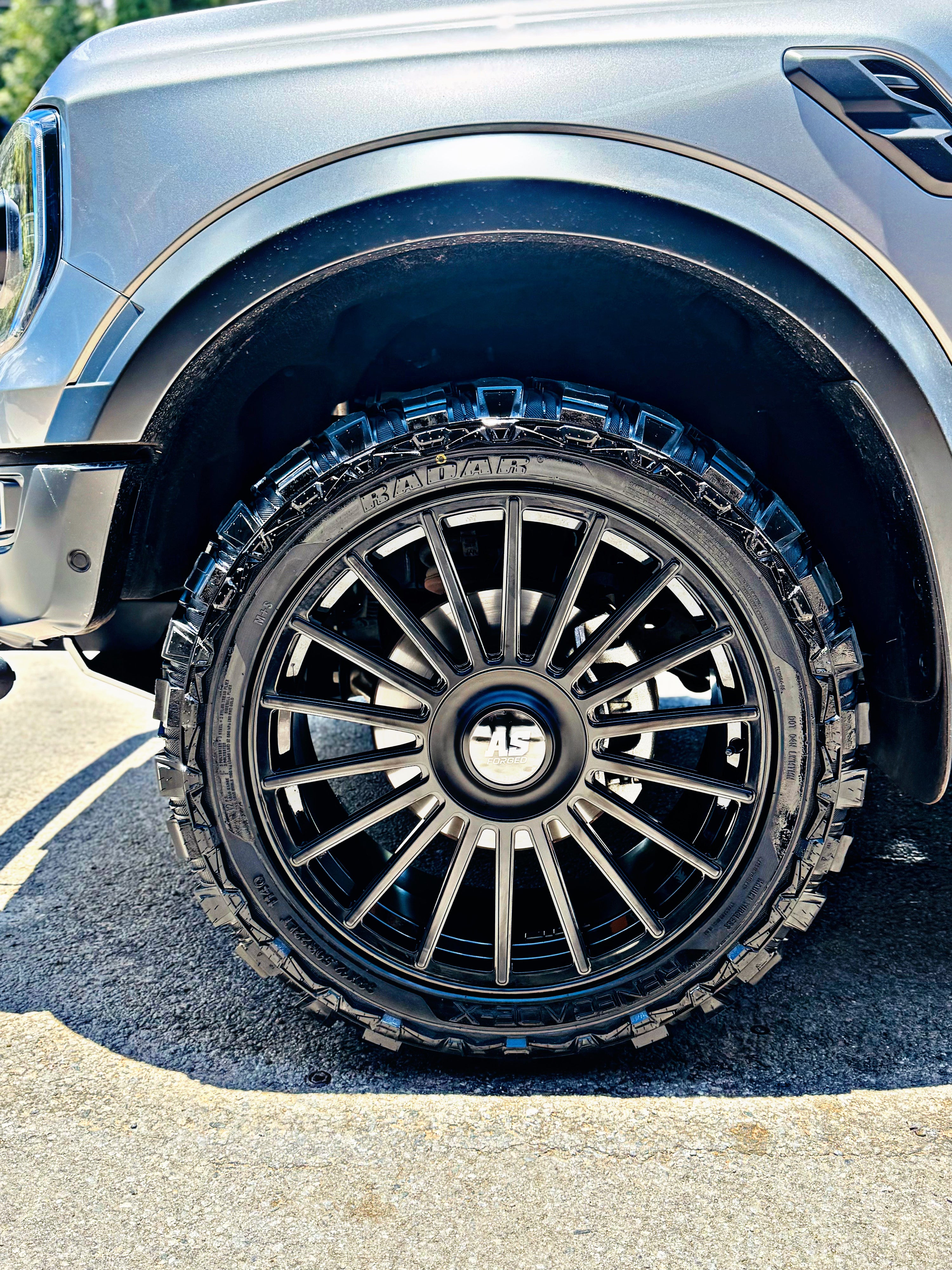 22 ” AS FULLY FORGED 022 RANGER & AMAROK FITMENT   RIMS 6/139 PCD FLOATING CAPS