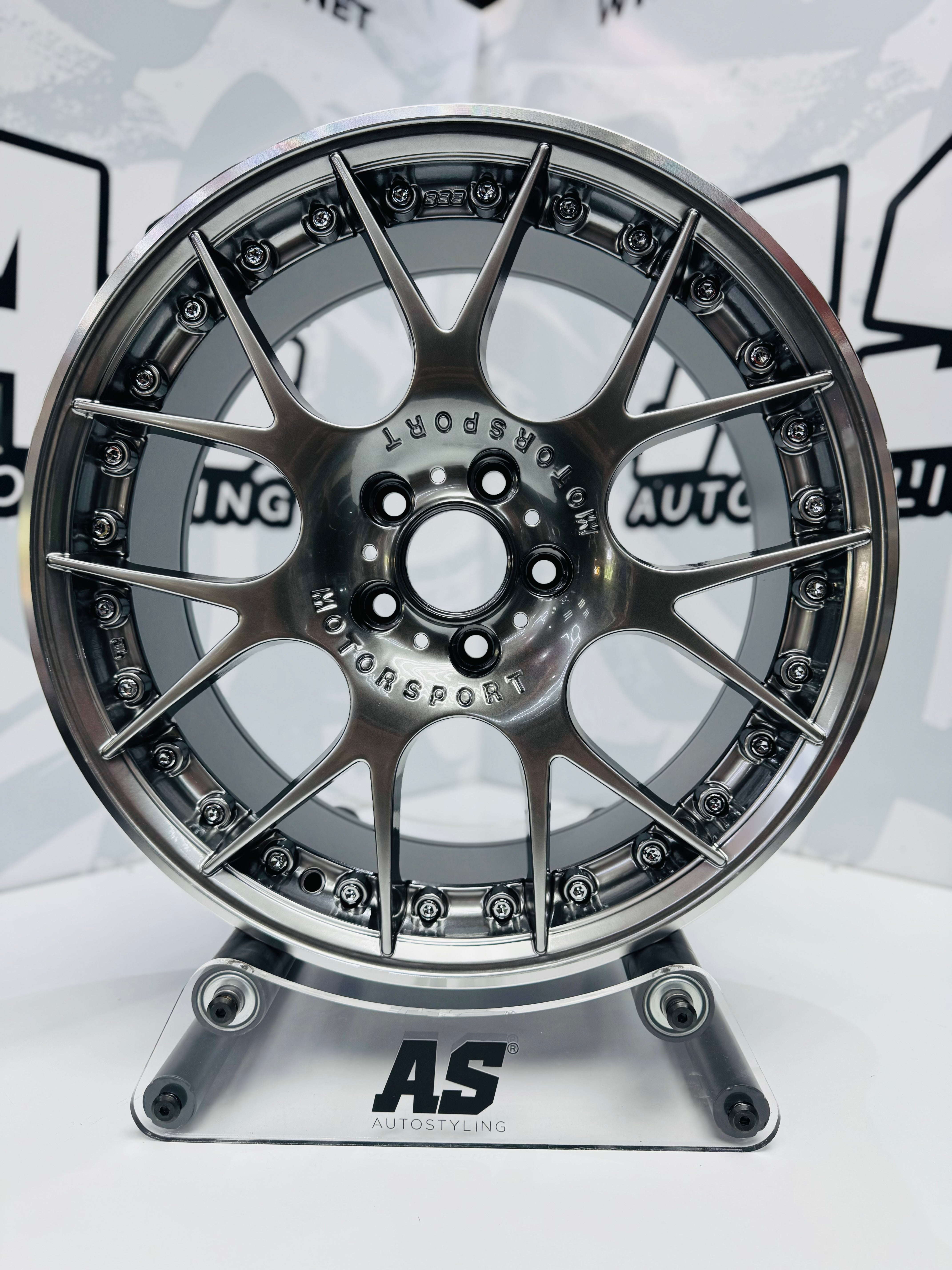 18” BSS CH  5/112 HYPER BLACK